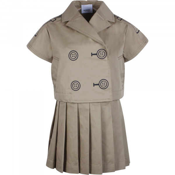 burberry pleated coat