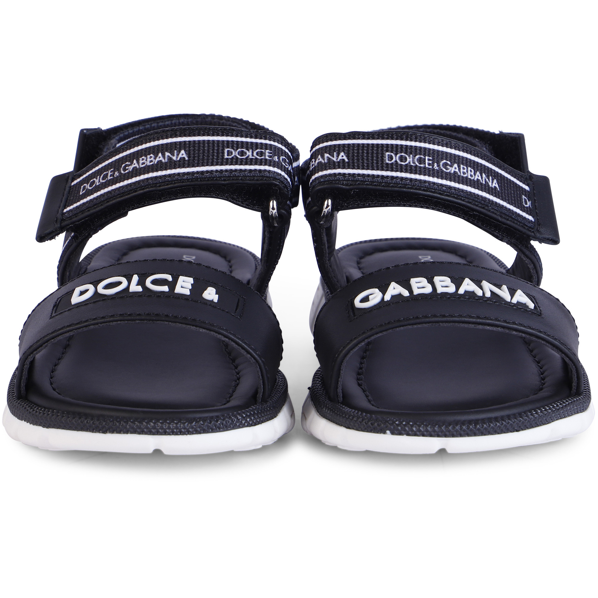 dolce and gabbana logo sandals