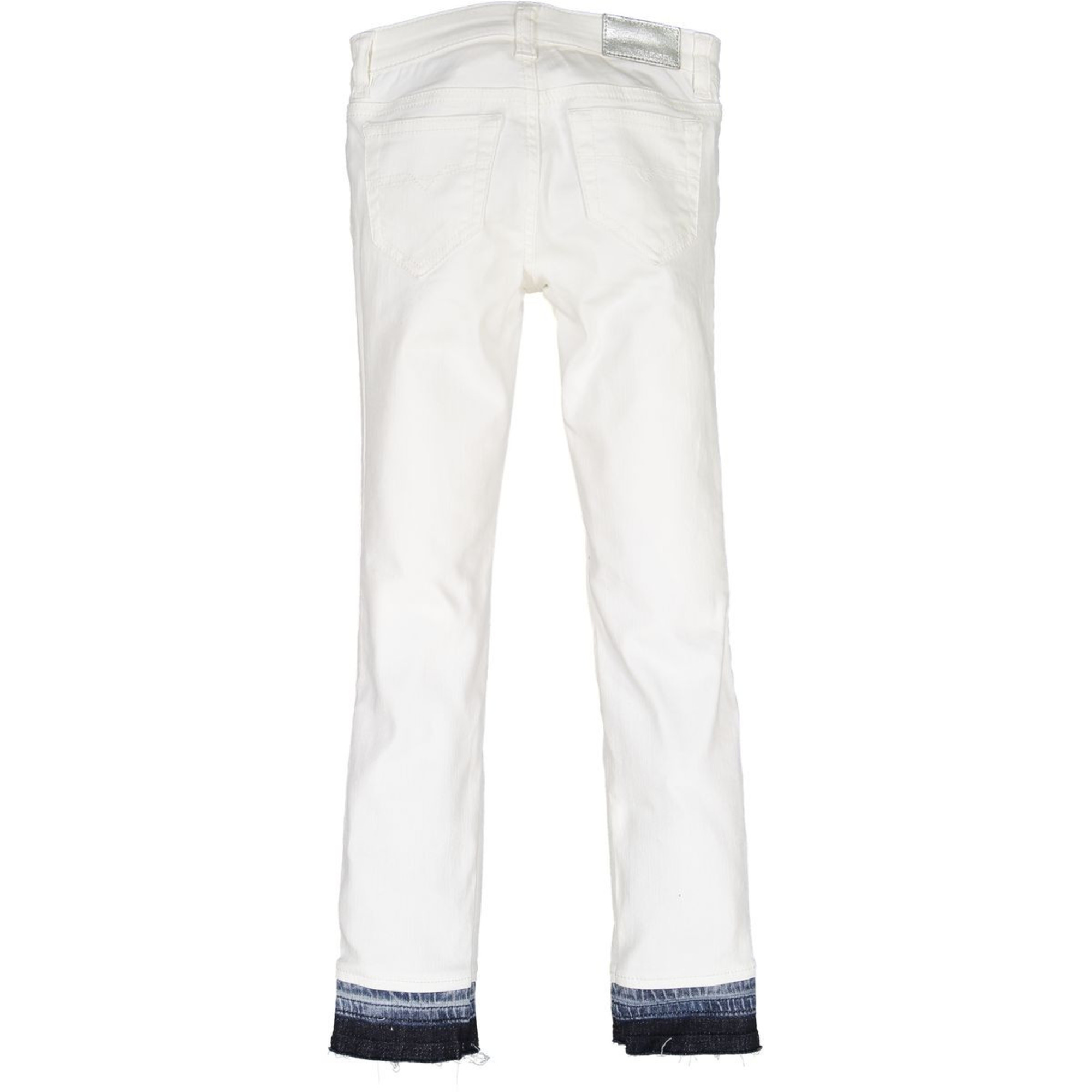 Diesel White jeans with zipper details for Girls