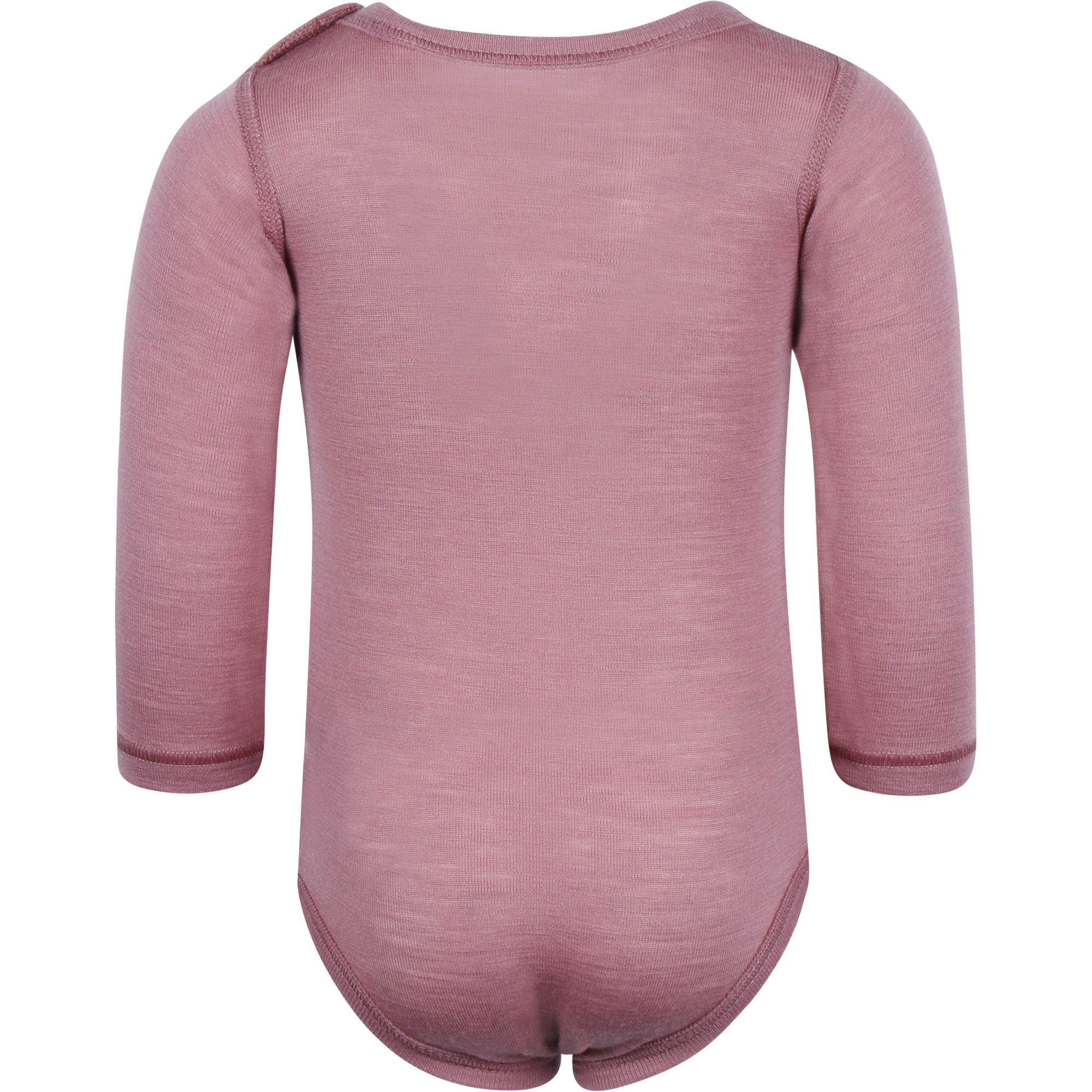 Nordic Label Baby Wool Bodysuit in Pink