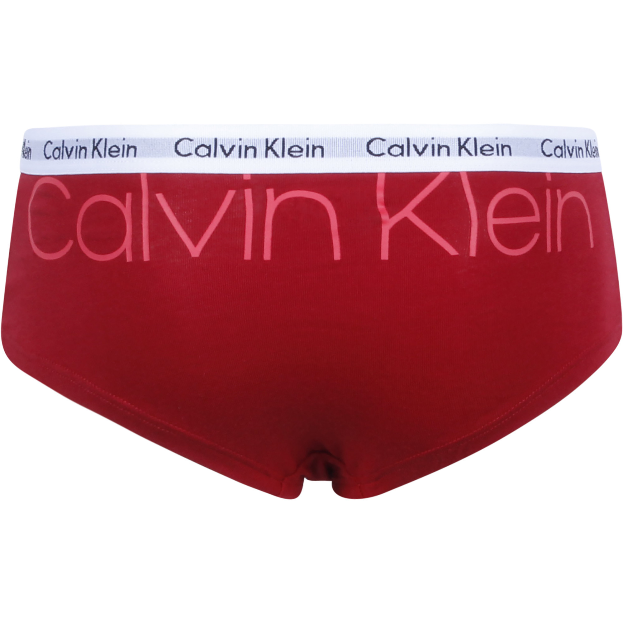 Calvin Klein Girls Logo Underwear Set in Black & Red —
