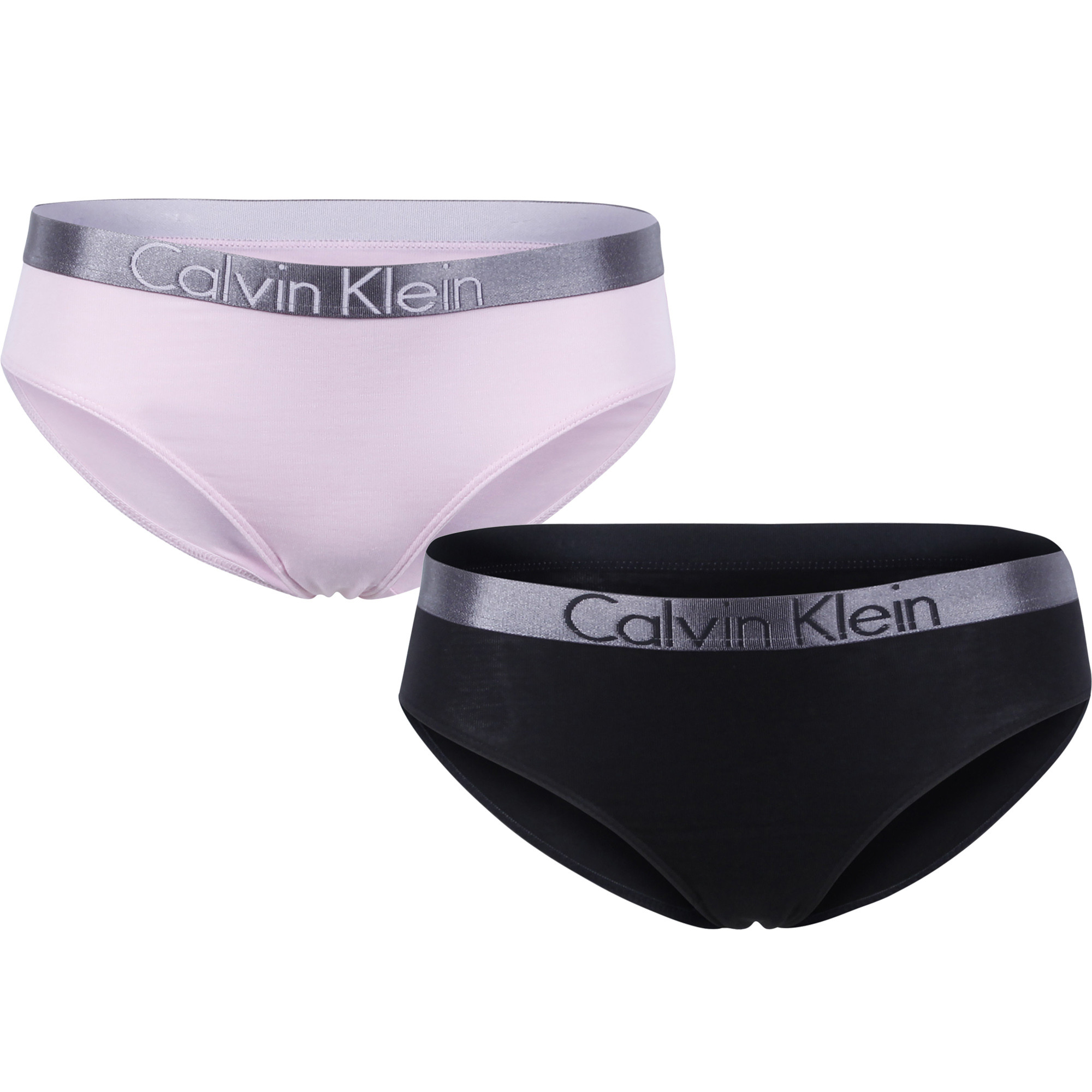 Calvin Klein Girls Logo Underwear Set in Black & Pink —