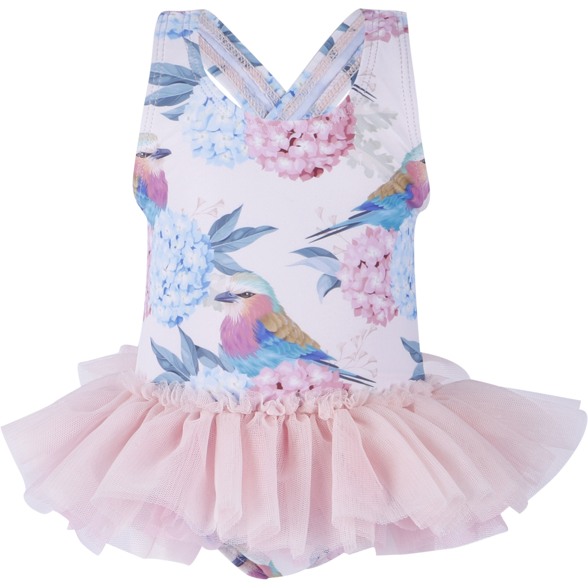 Rock Your Baby Baby Floral Tutu Swimsuit —