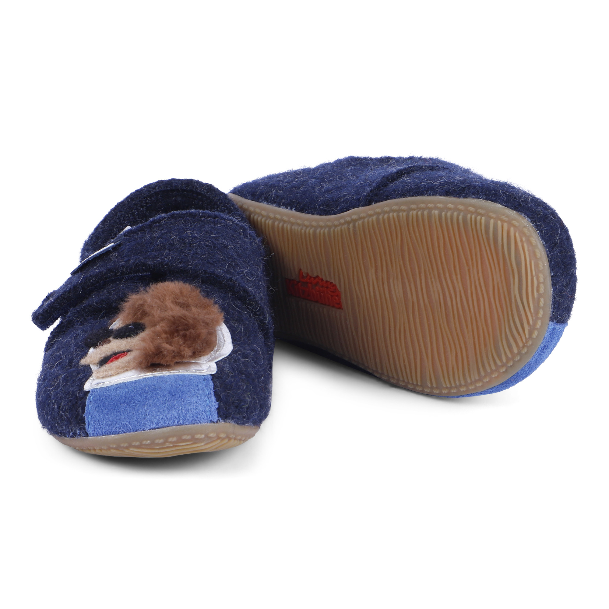 Living Kitzbühel Wool House Slippers in Navy —