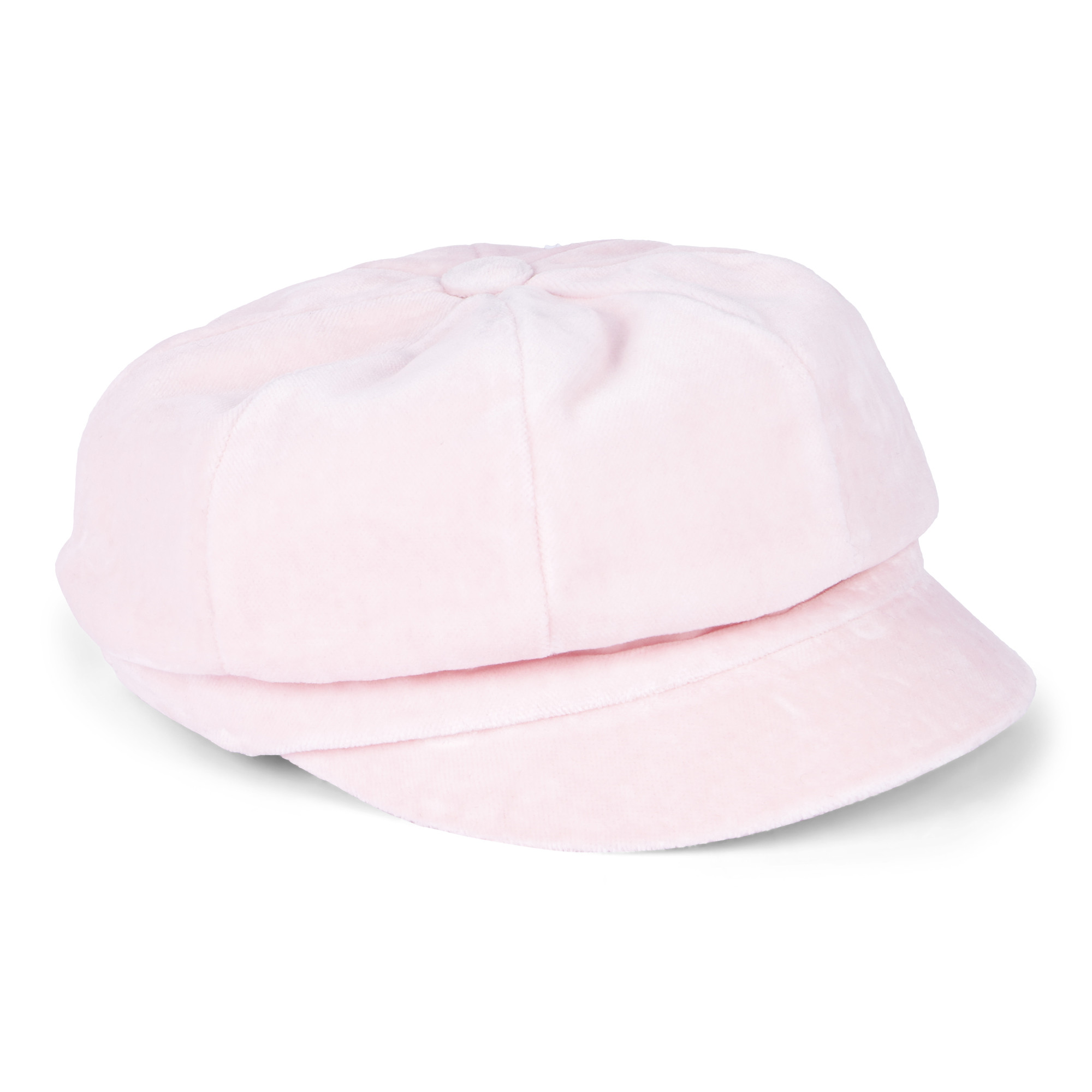 pink newsboy cap