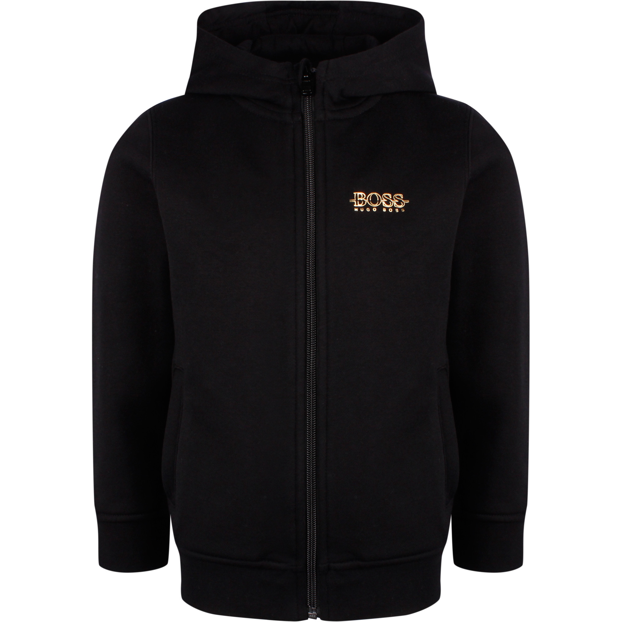 Gold zip up hoodie Clearance