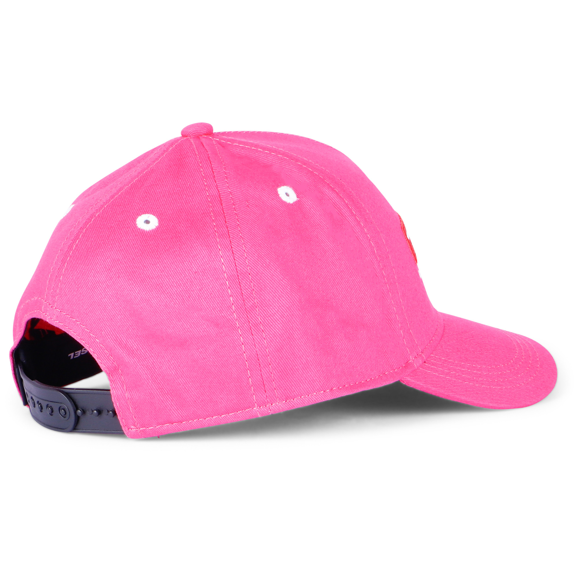 Diesel Girls Logo Hat in Pink