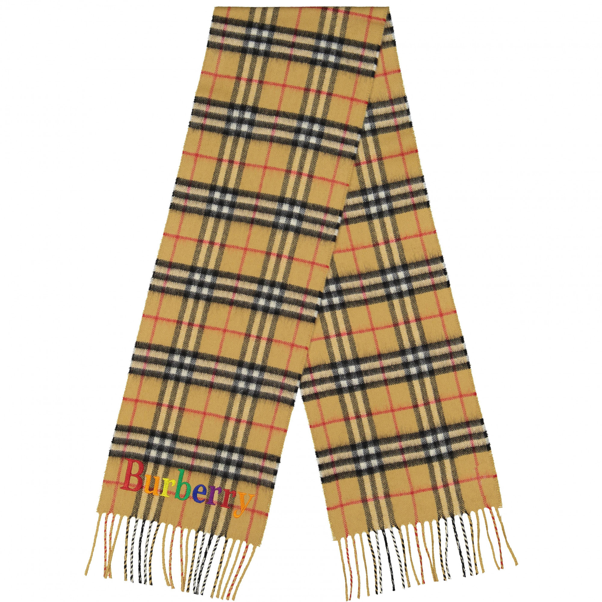 burberry shawl rainbow