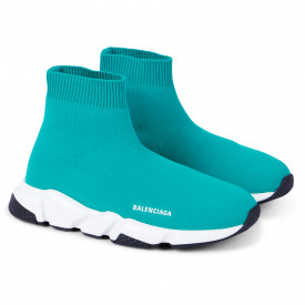 green balenciaga sock shoes