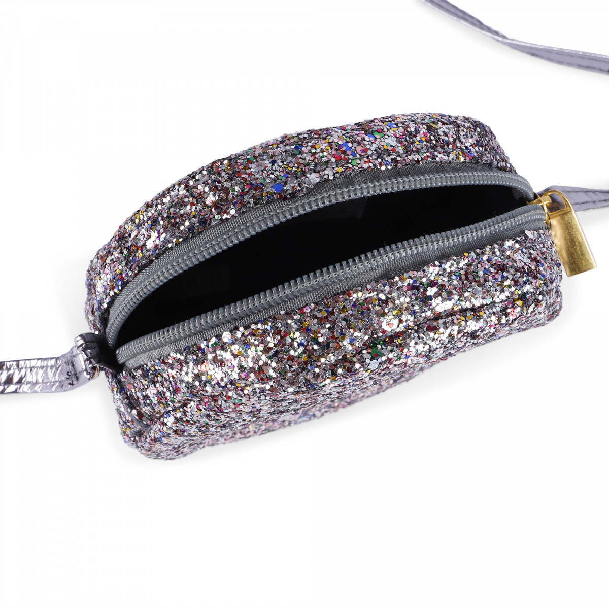 glitter cross body bag