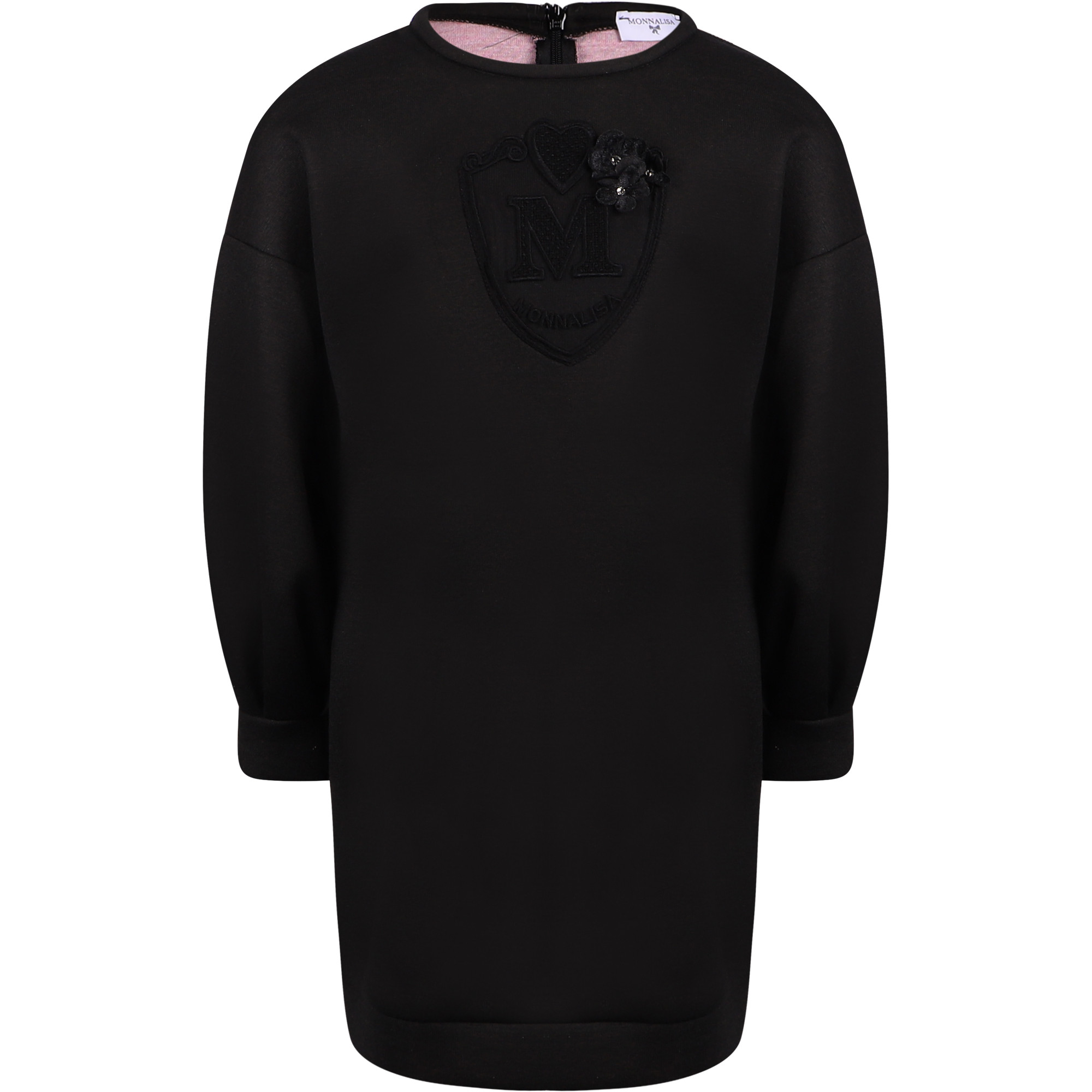girls black sweater dress