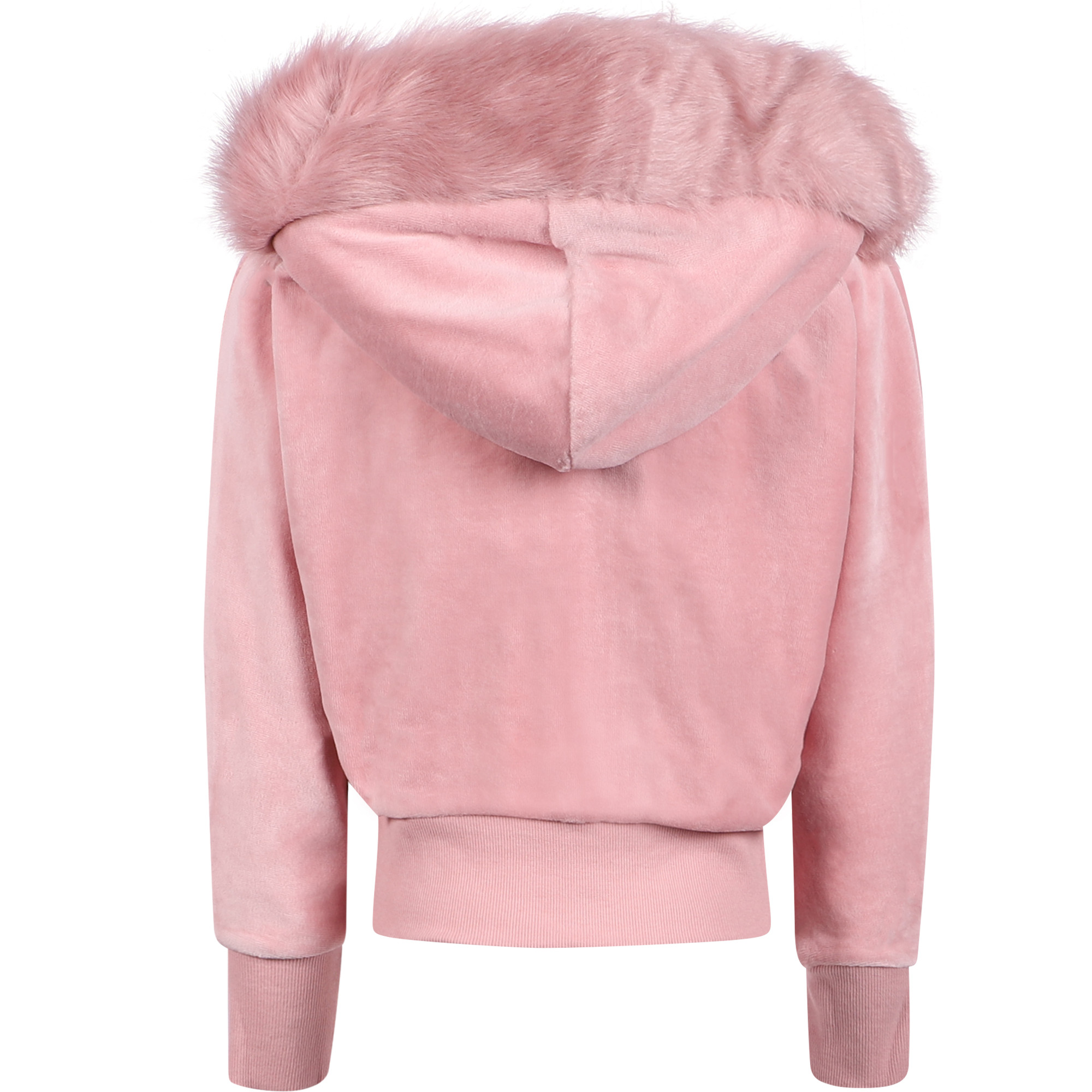 Fluffy girls hoodie clearance