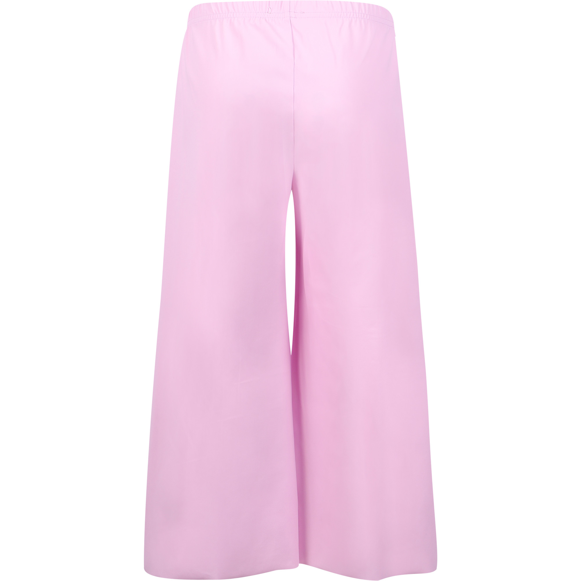 pink flared trousers