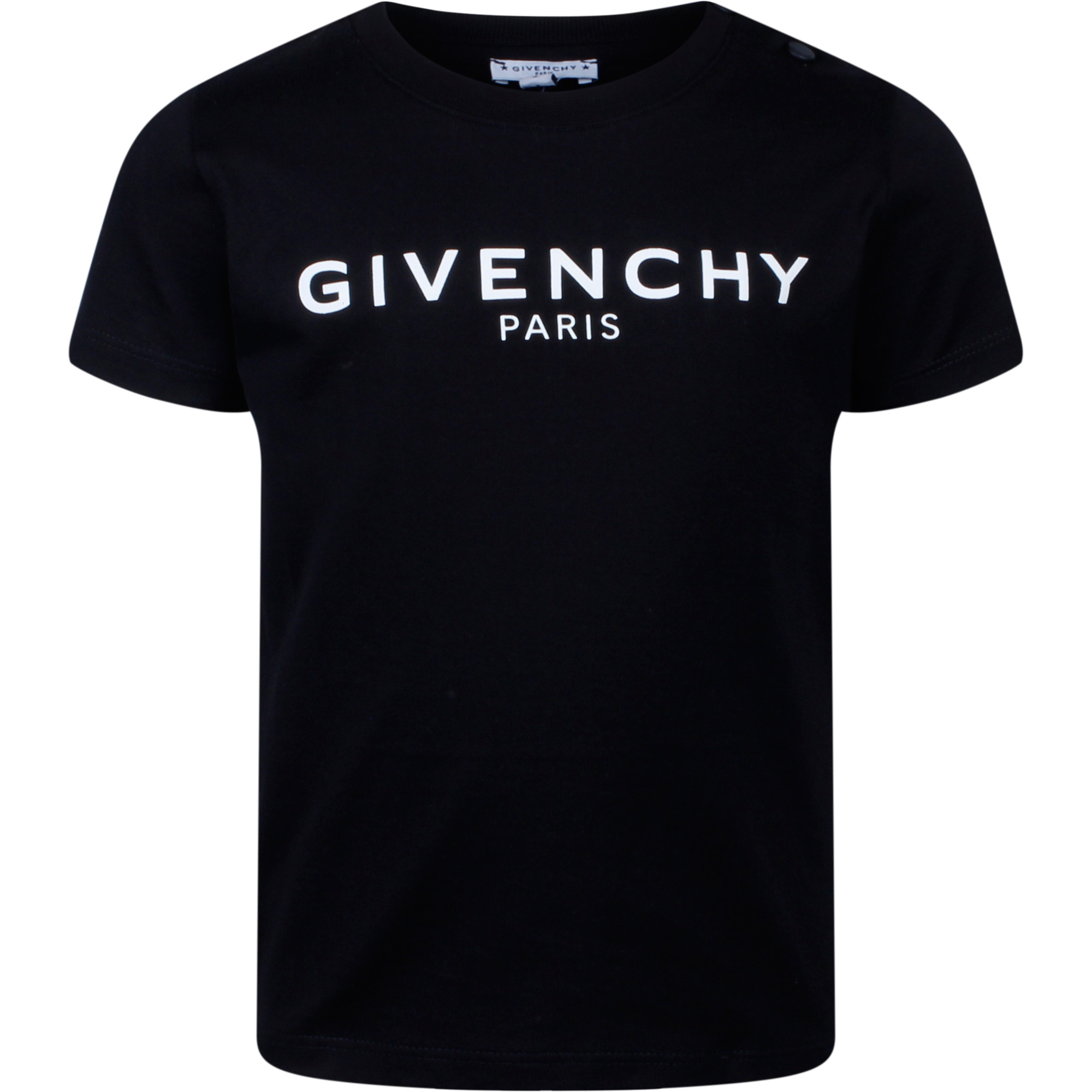 Givenchy Minimalist Logo T-Shirt in Black - BAMBINIFASHION.COM