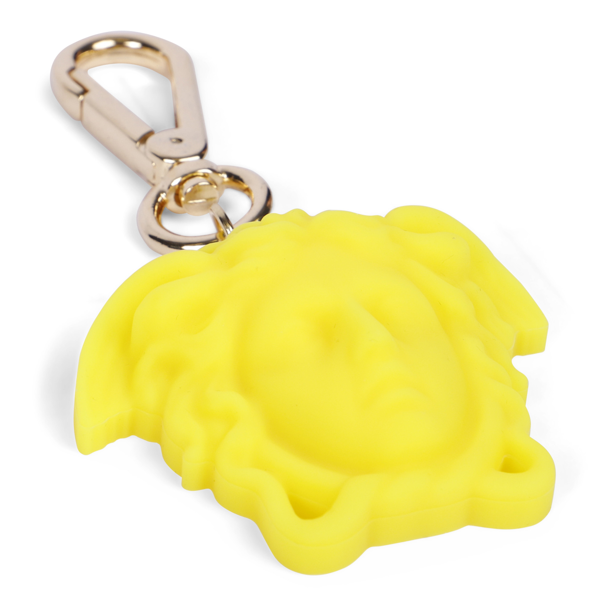Versace Medusa Keychain in Yellow 