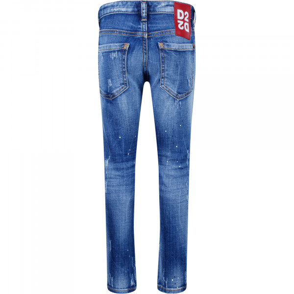 Boys Regular Fit Distressed Jeans