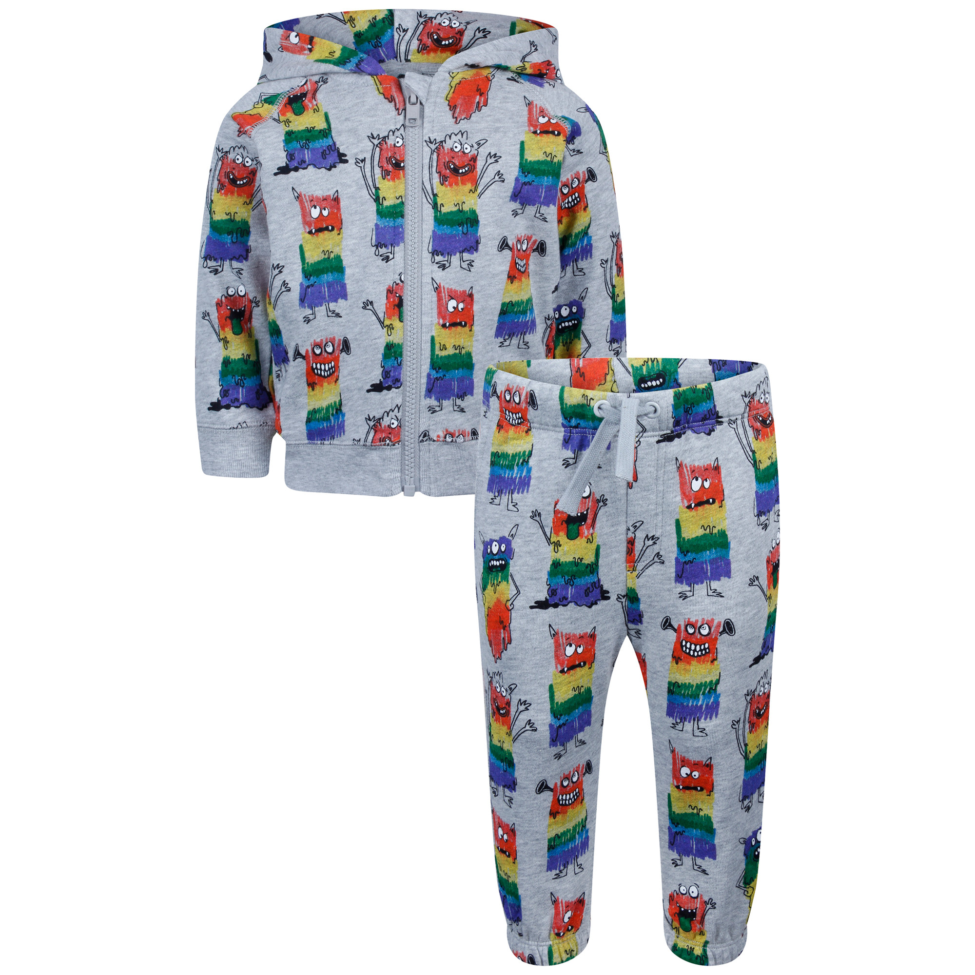 rainbow velour tracksuit