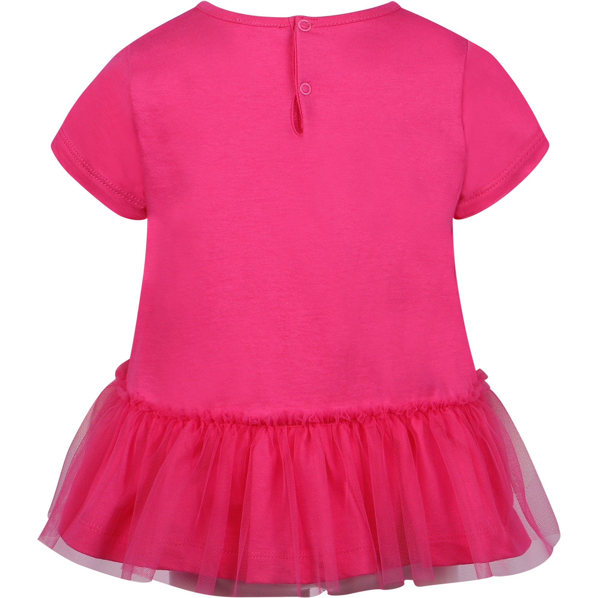Il Gufo Girls Tulle TShirt in Pink