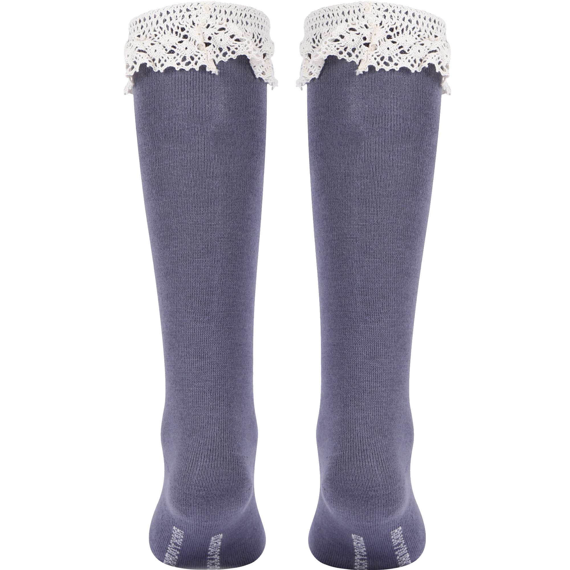 Rock Your Baby Girls Knee High Socks with Lace Detailing