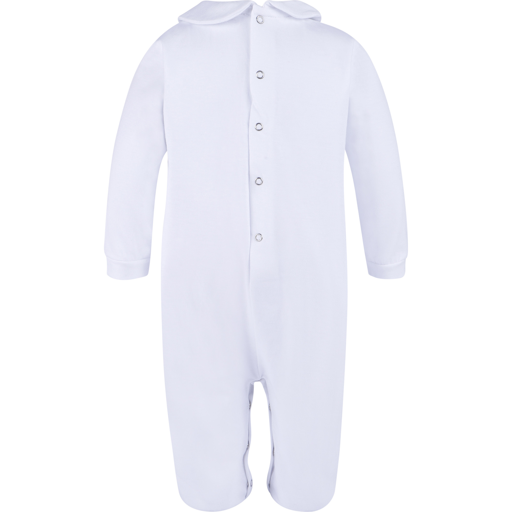 Story Loris Baby Footed Onesie in White