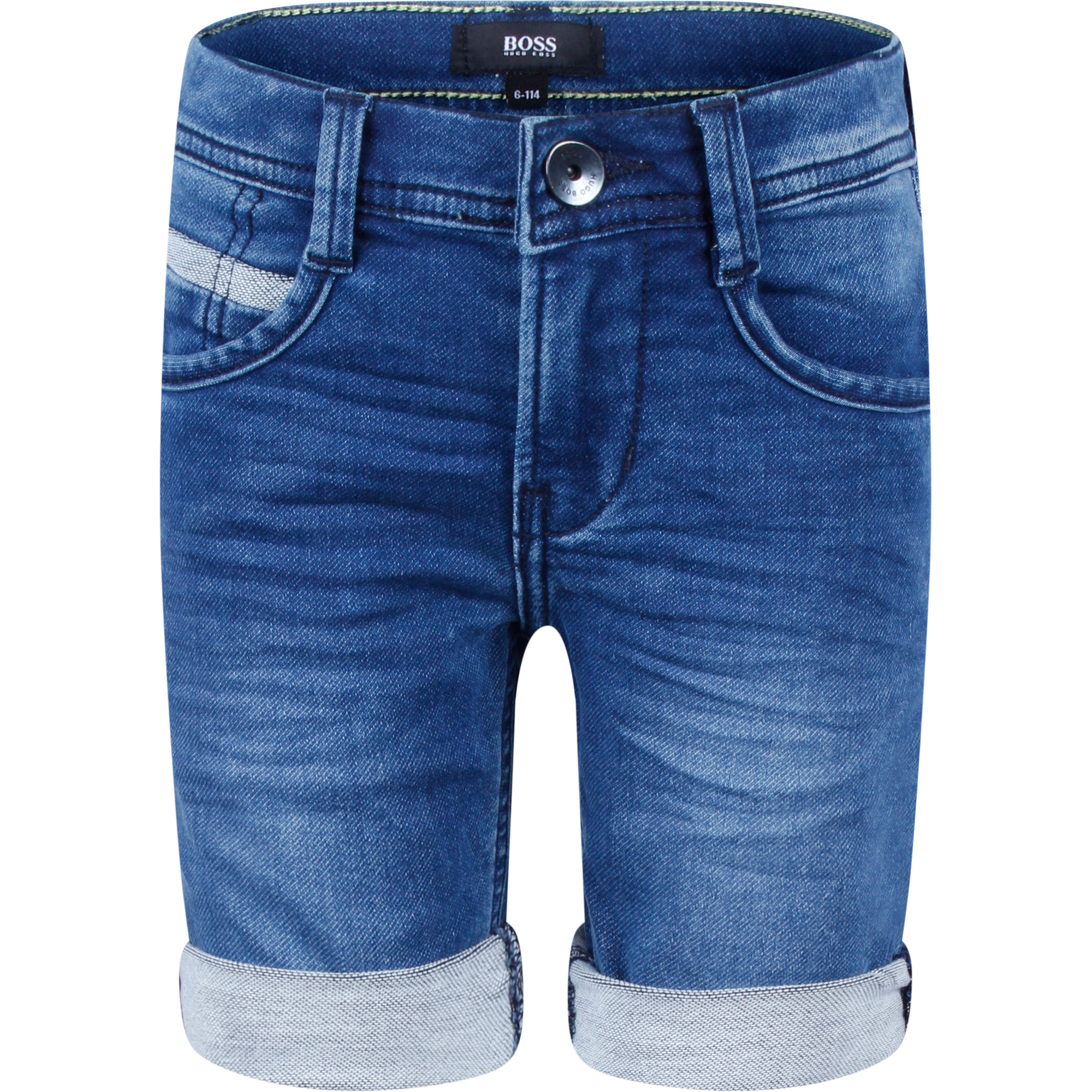 Boss Boys Classic Denim Shorts —