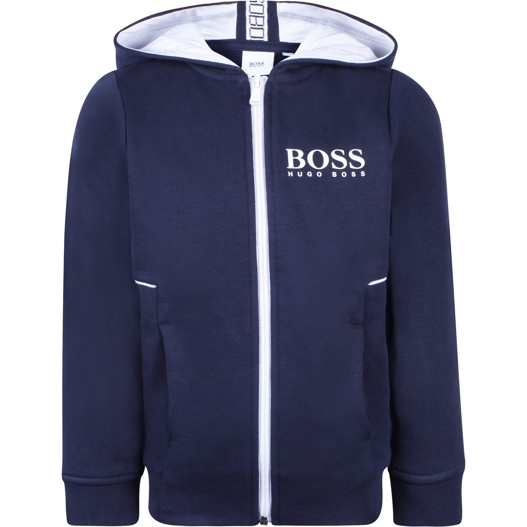 marine blue hoodie