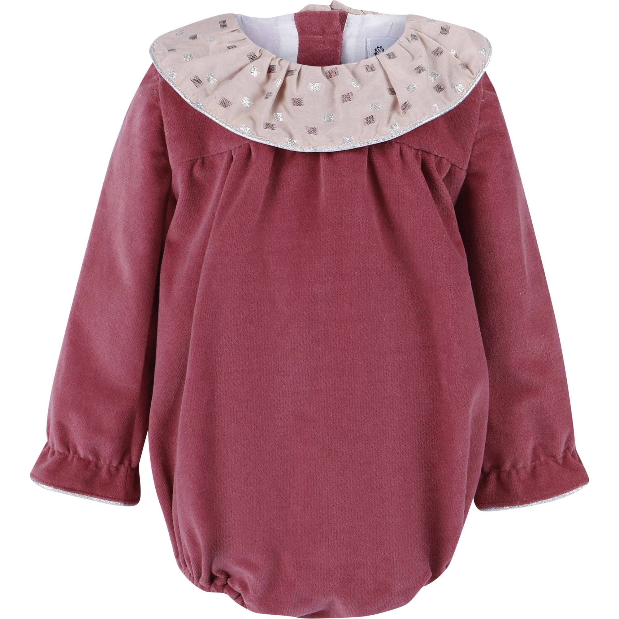 Nueces Baby Girls Onesie Dress in Red —