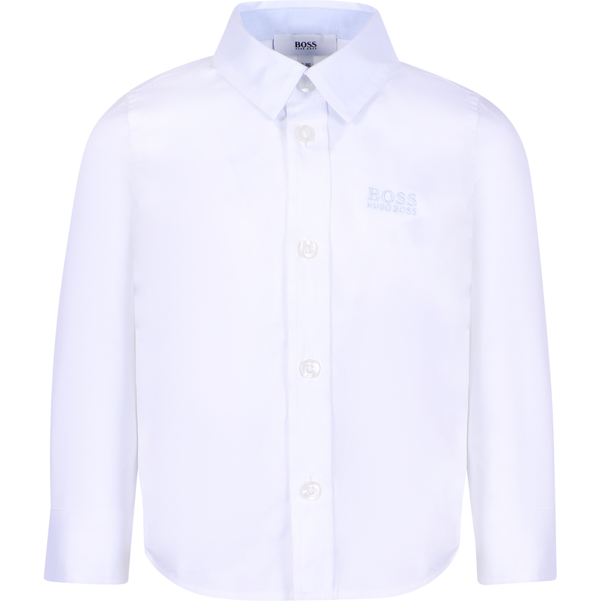 boys slim fit white shirt