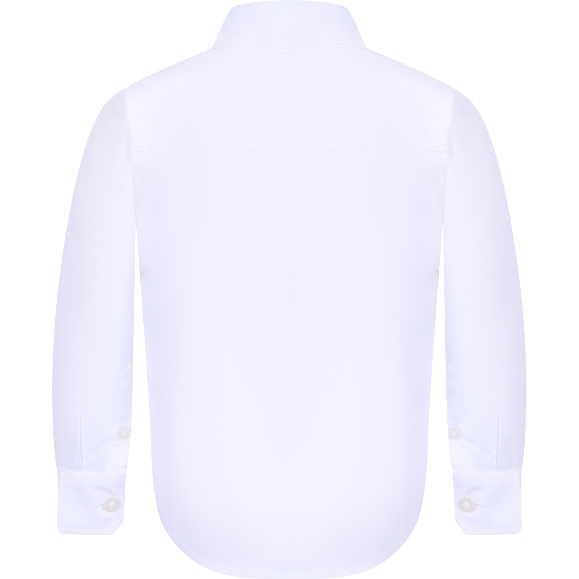 boys slim fit white shirt