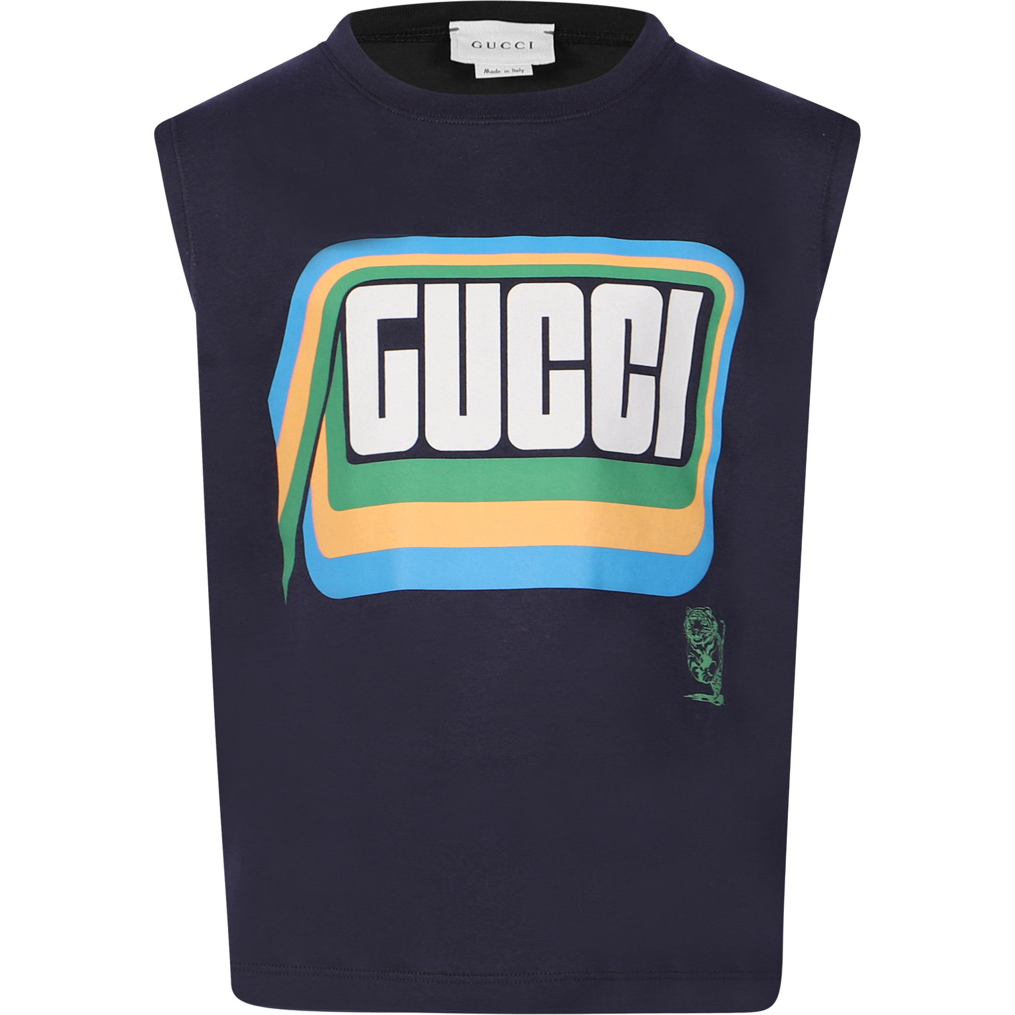 Gucci Boys’ Monogram TShirt in Dark Grey —