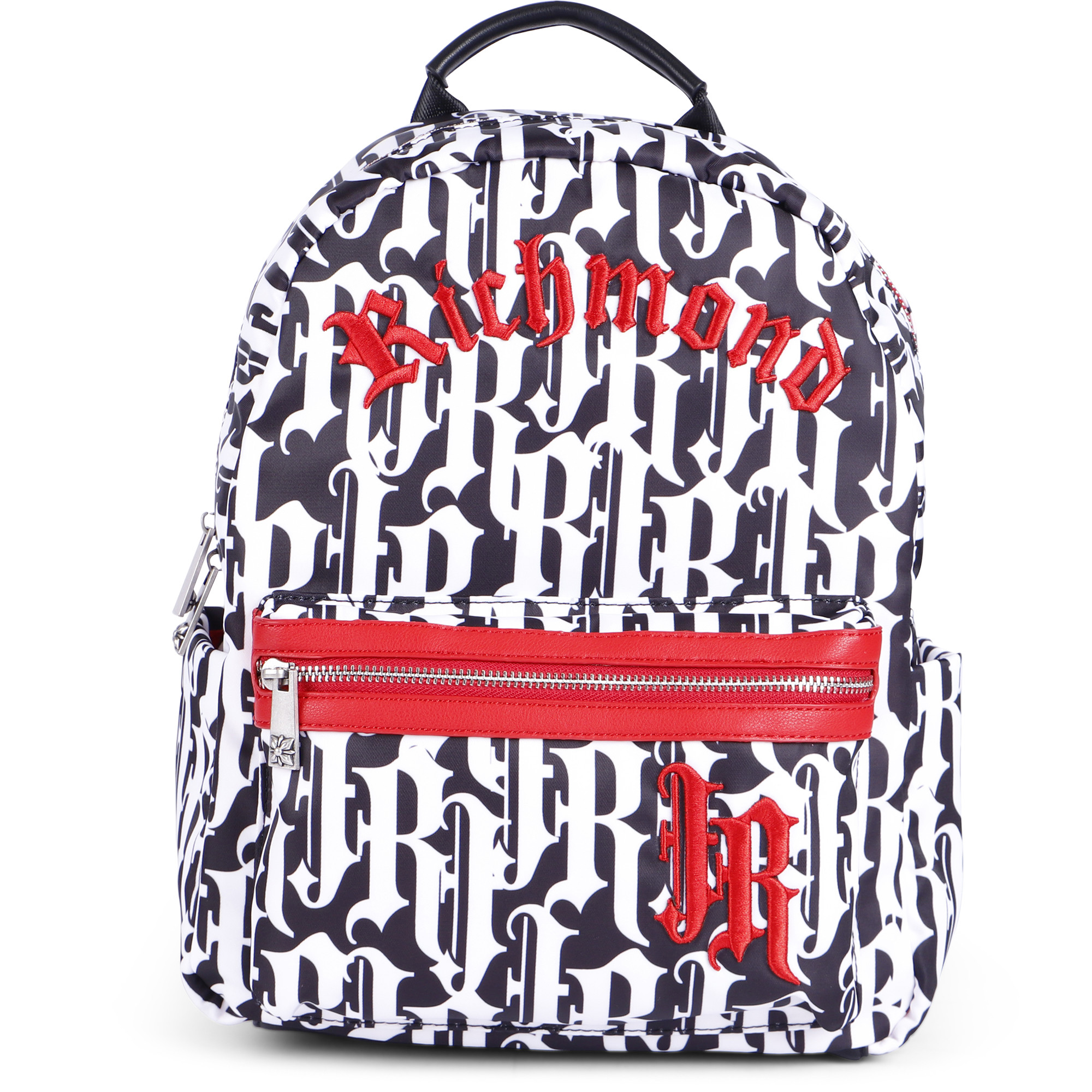 John Richmond Boys’ Logo Backpack with Back Support —