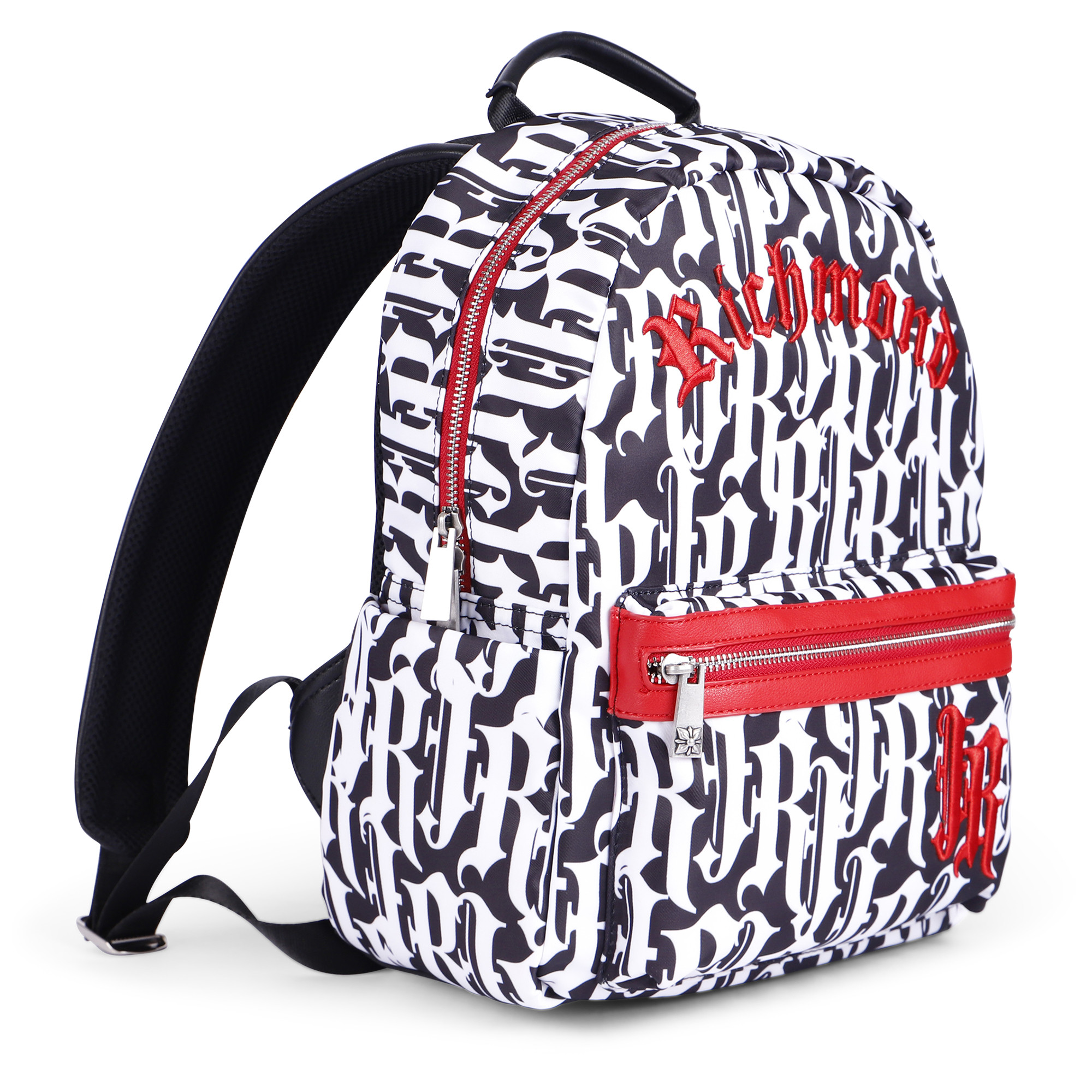 John Richmond Boys’ Logo Backpack with Back Support —
