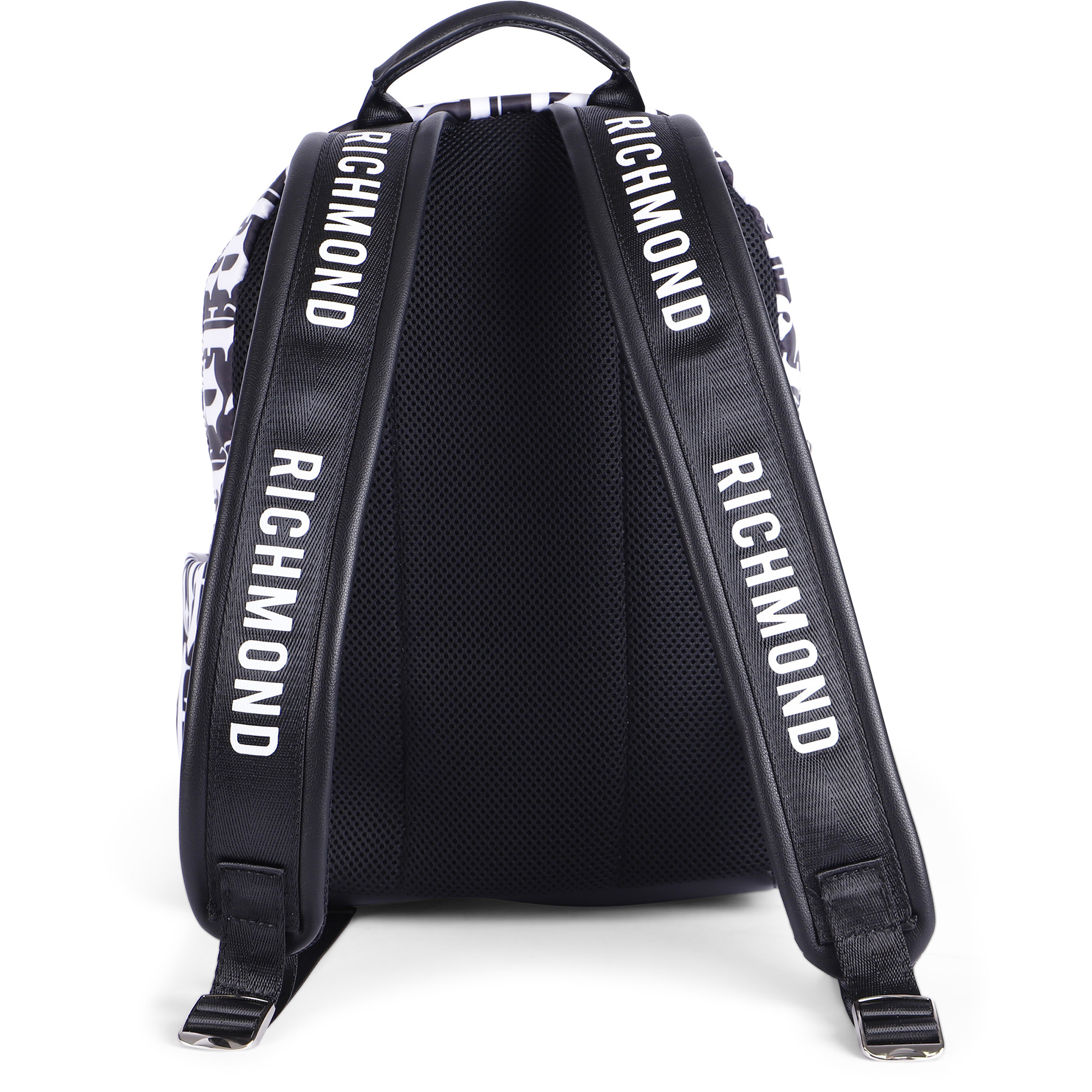 John Richmond Boys’ Logo Backpack with Back Support —