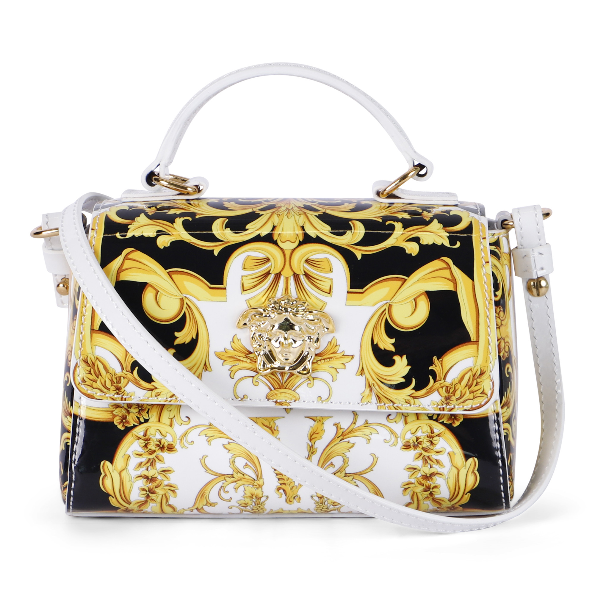 Versace Girls' Baroque Print Bag —