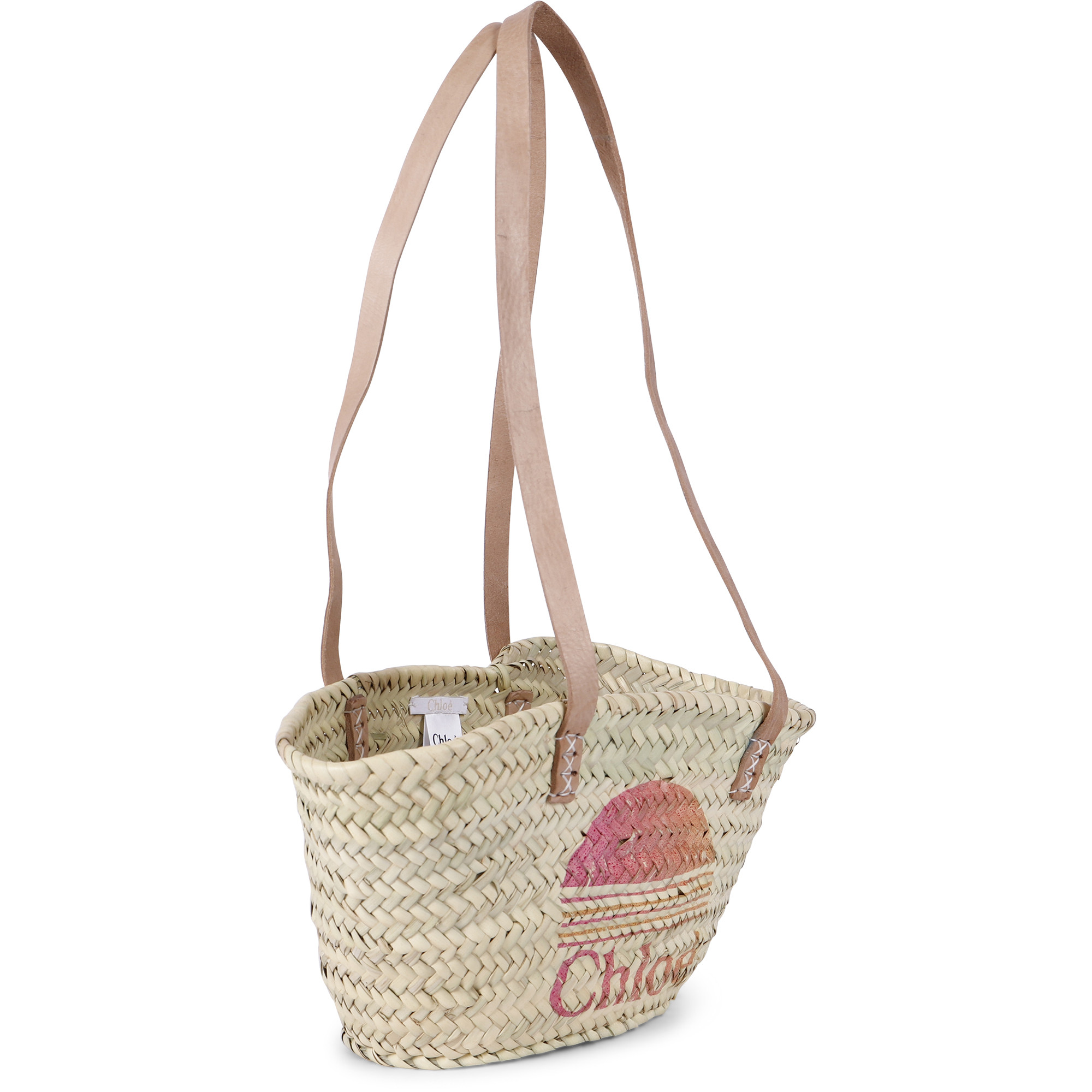 Chloe Girls' Straw Shoulder Bag —