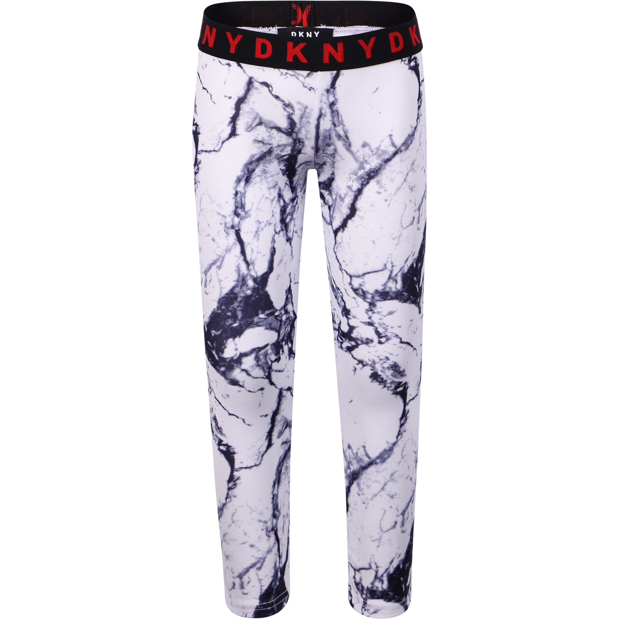 DKNY Girls' Marble Print Leggings in 