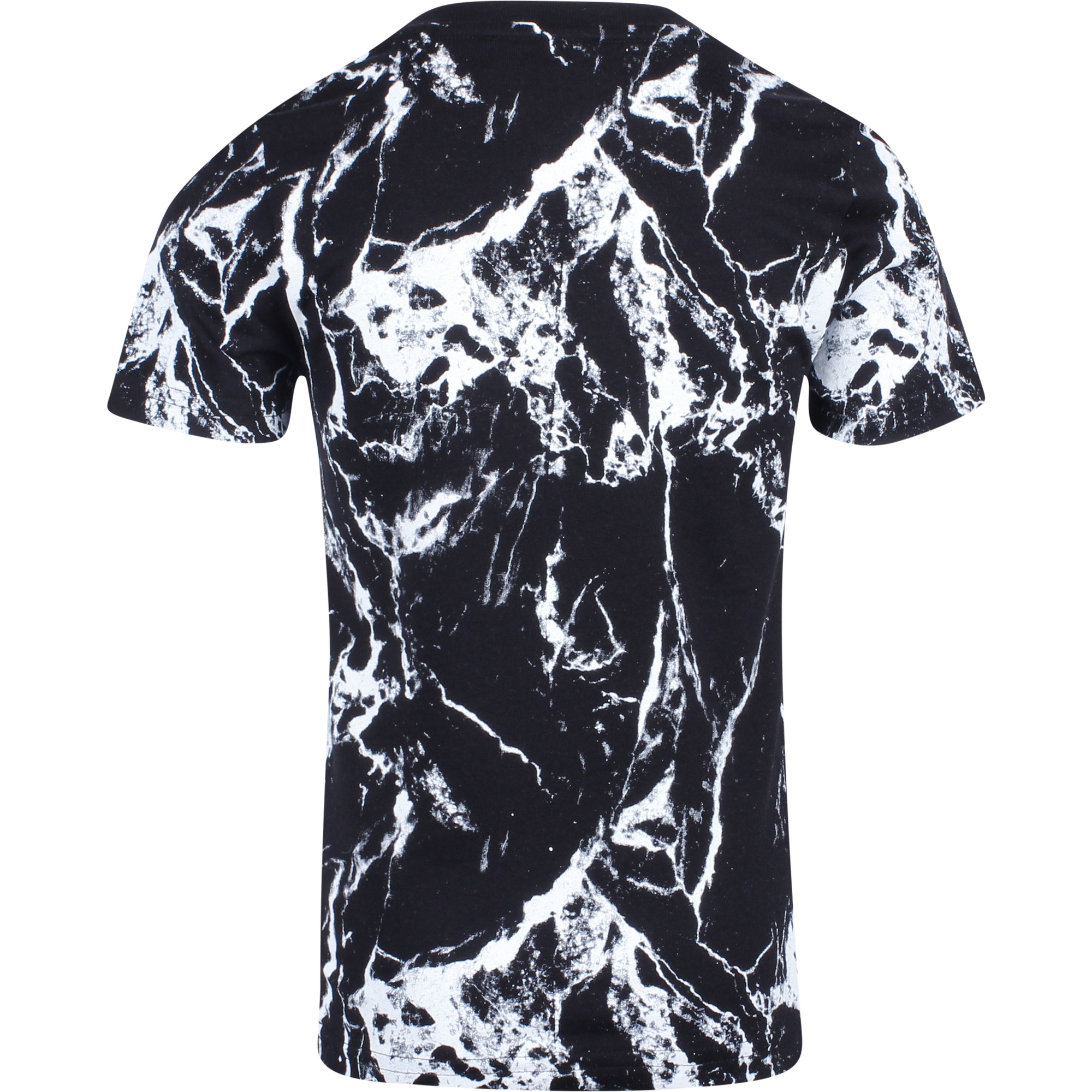 DKNY Marble Print Logo TShirt in Black