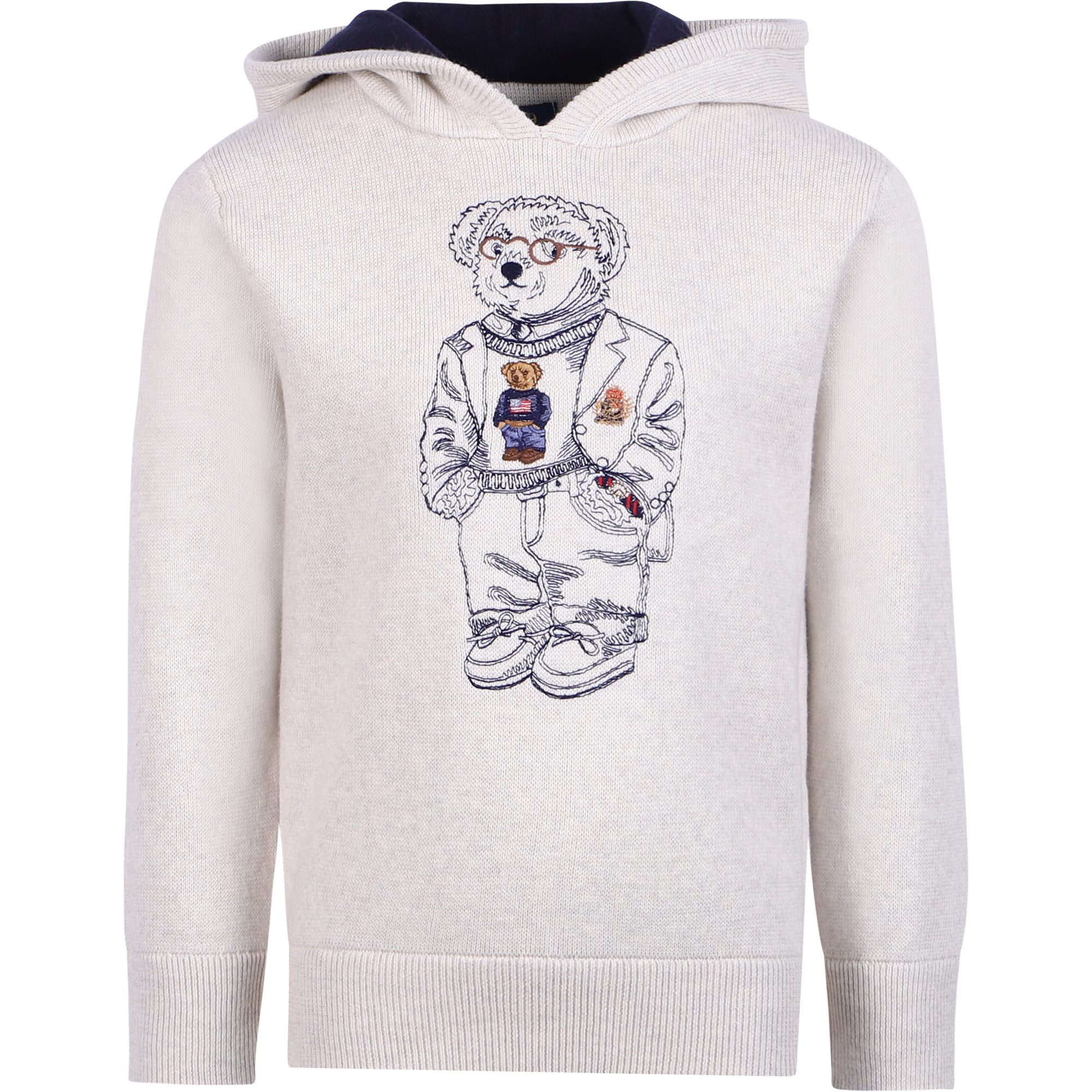 Polo Ralph Lauren Boys' Polo Bear Sweater in Ivory