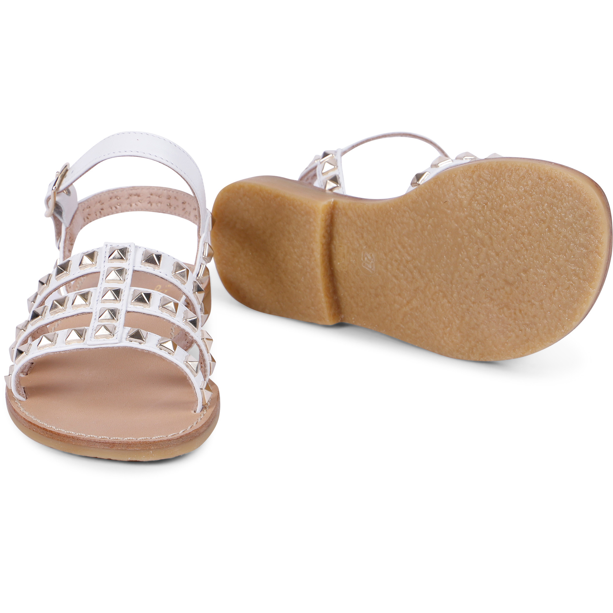 Il Gufo Girls' Sandals in White —