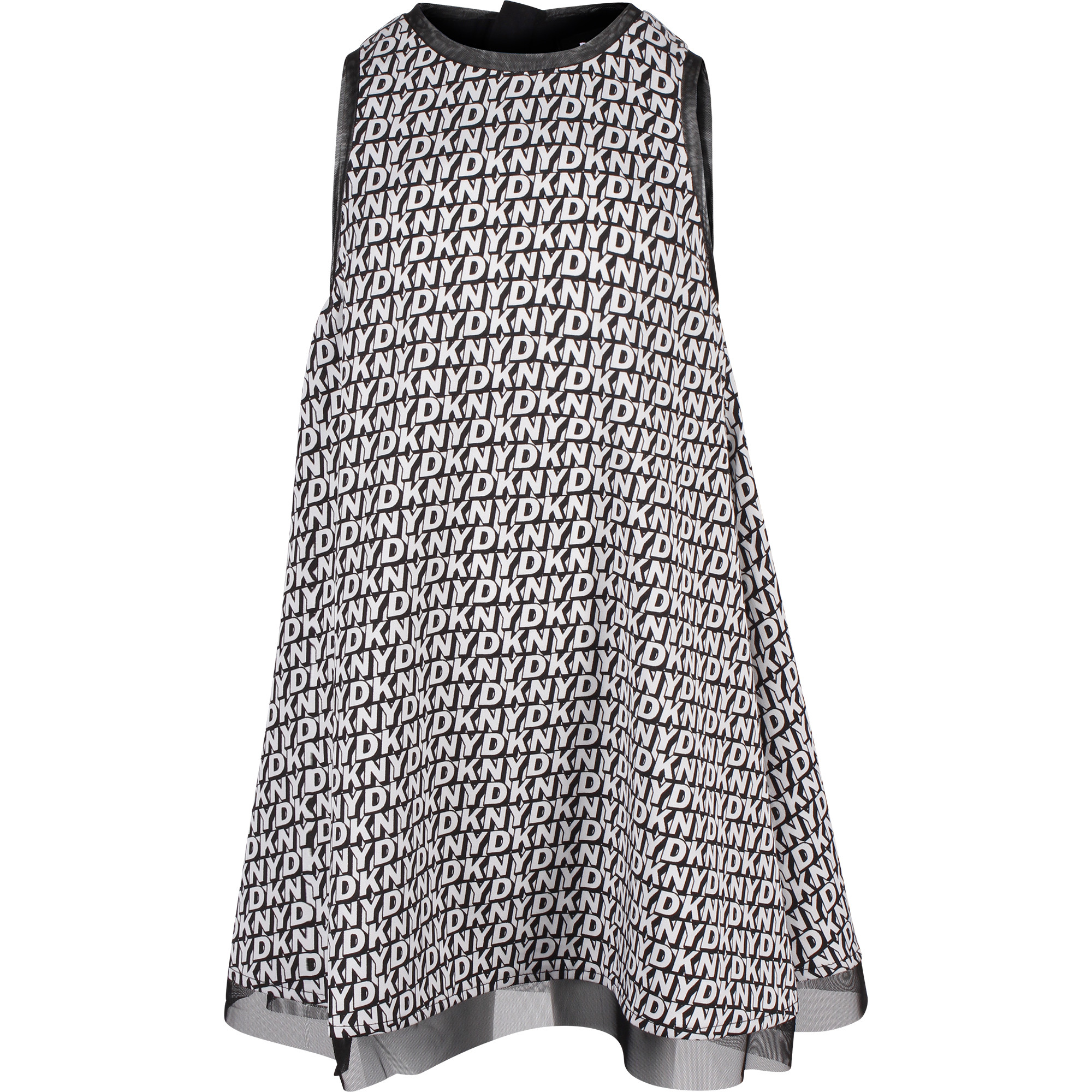dkny black and white dress