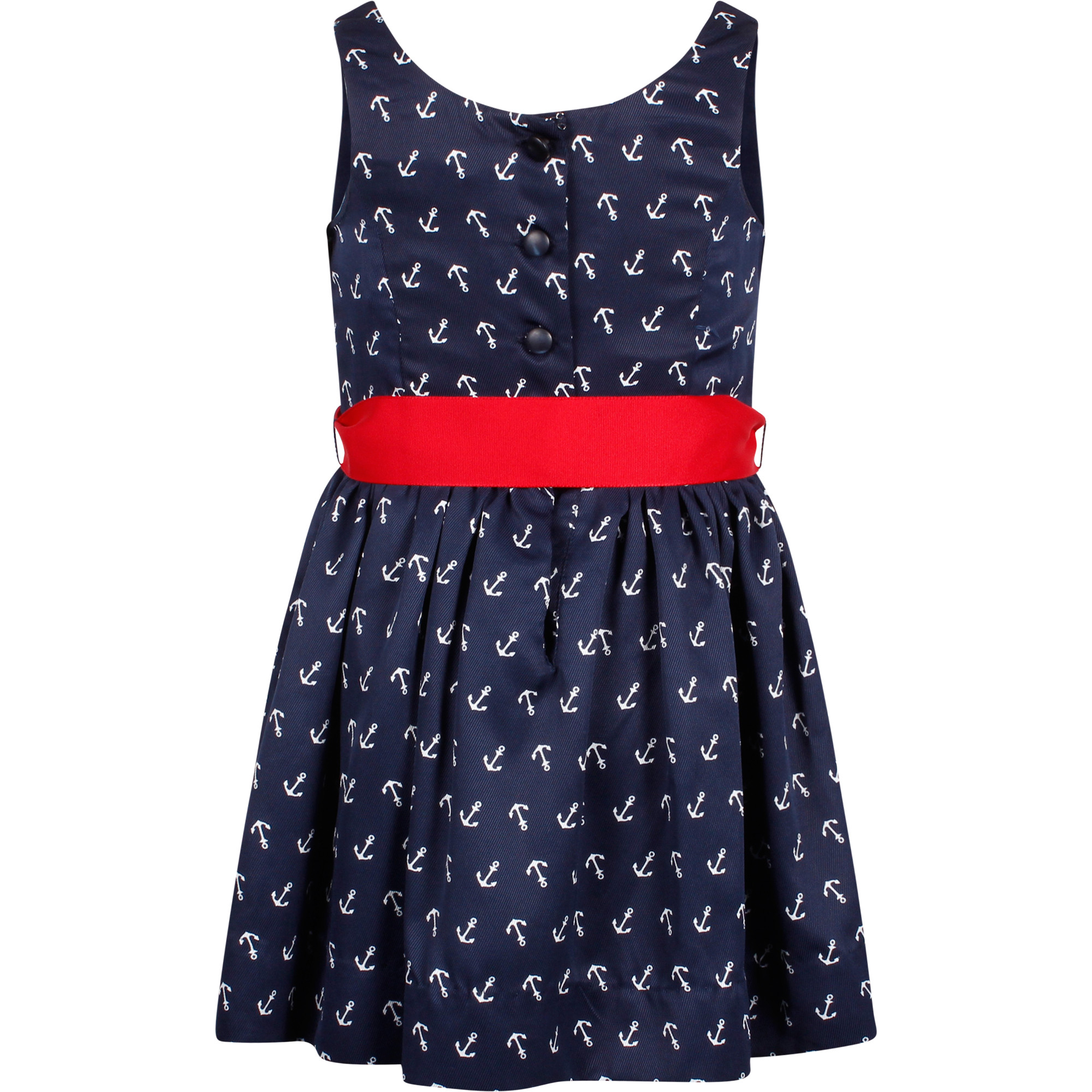 anchor print dress