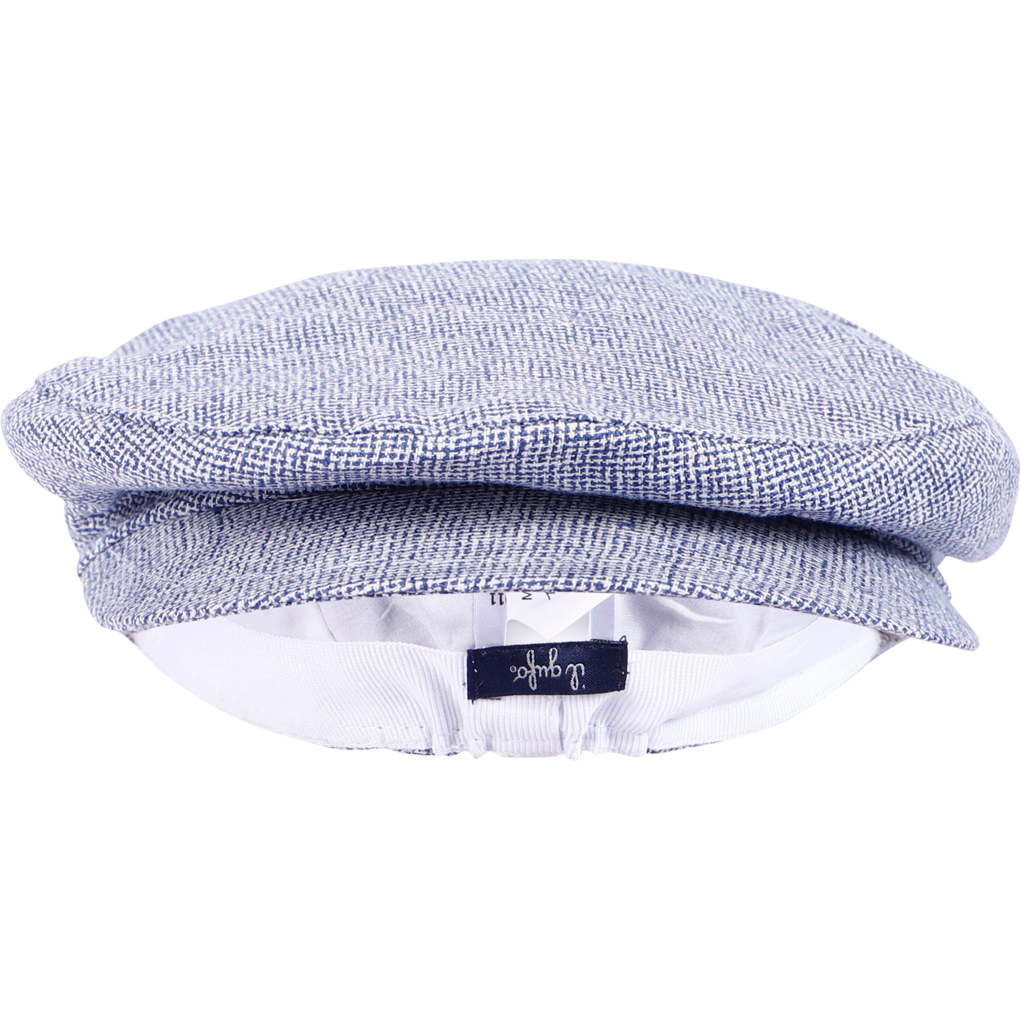 Il Gufo Boys' Classic Flat Cap in Blue