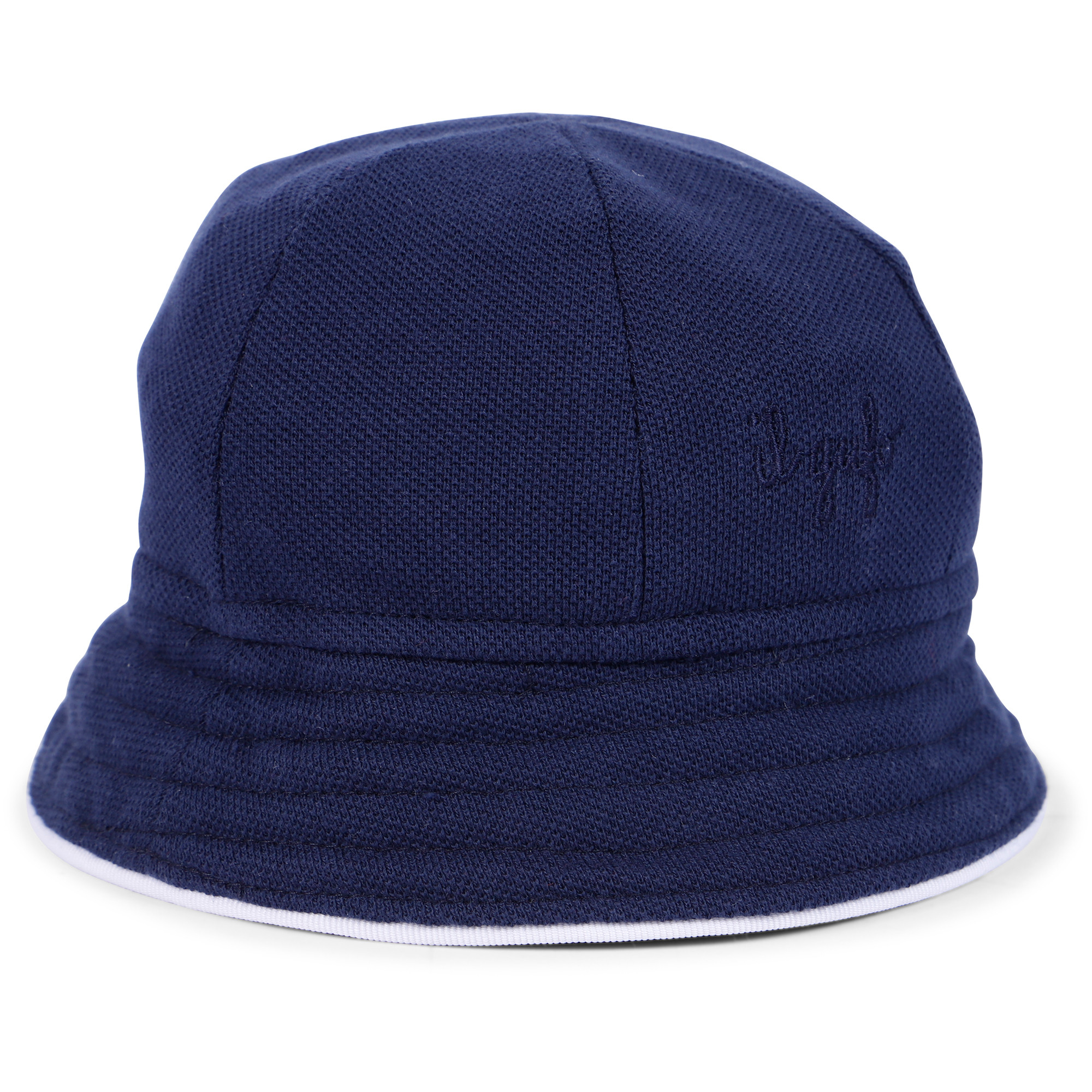 Il Gufo Classic String Hat in Navy Blue —