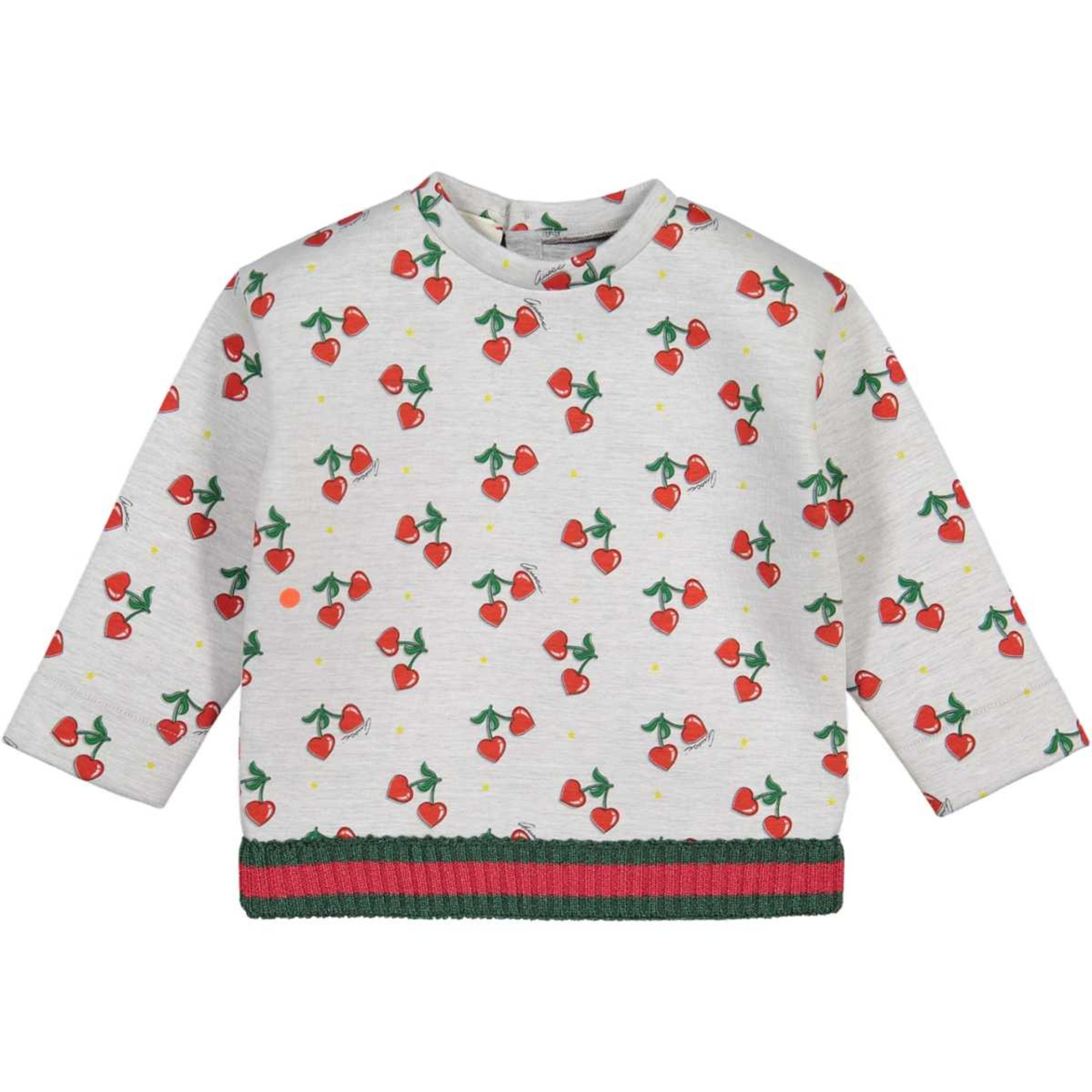 Gucci Cherry Print Sweatshirt For Girls Bambinifashion Com