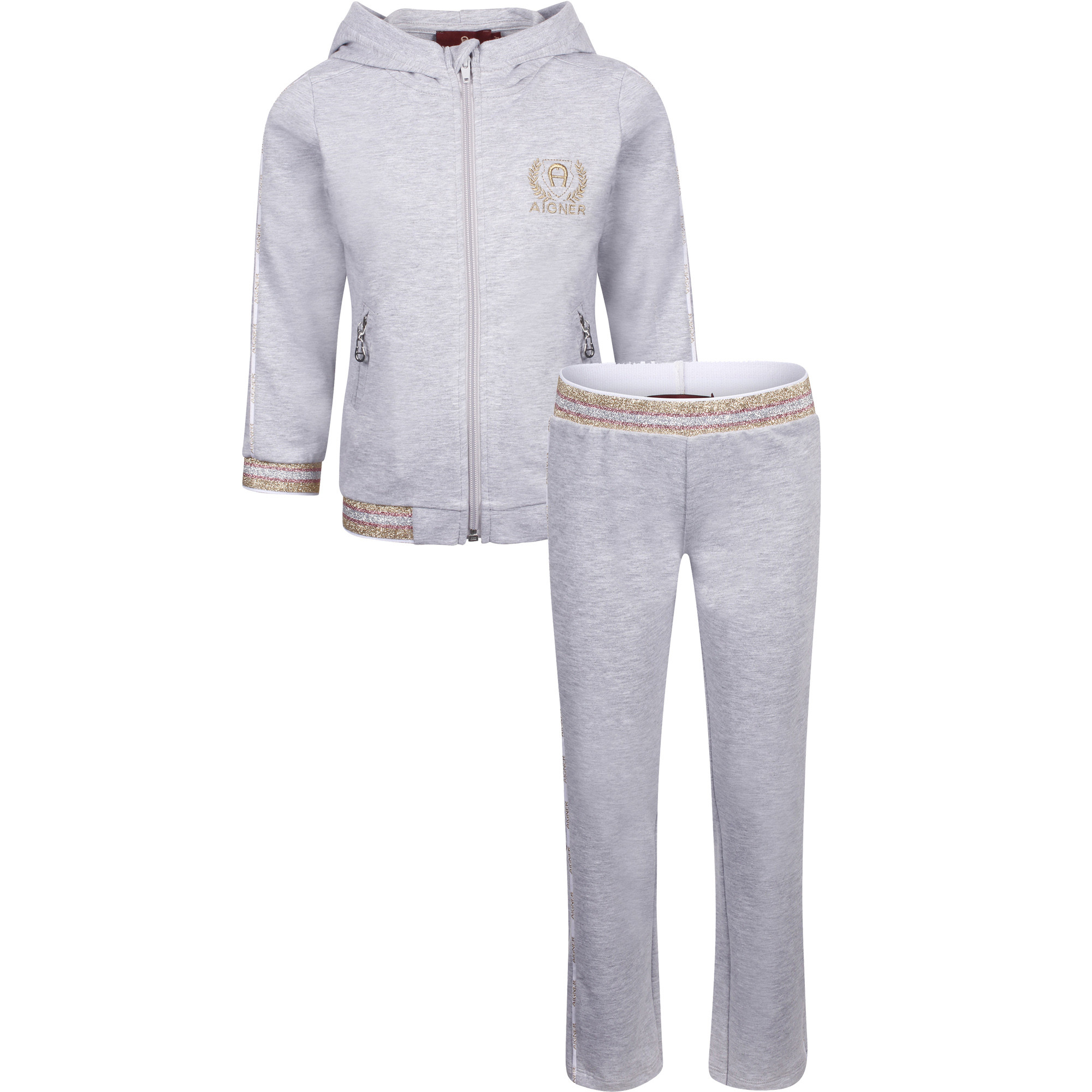 girls grey tracksuit