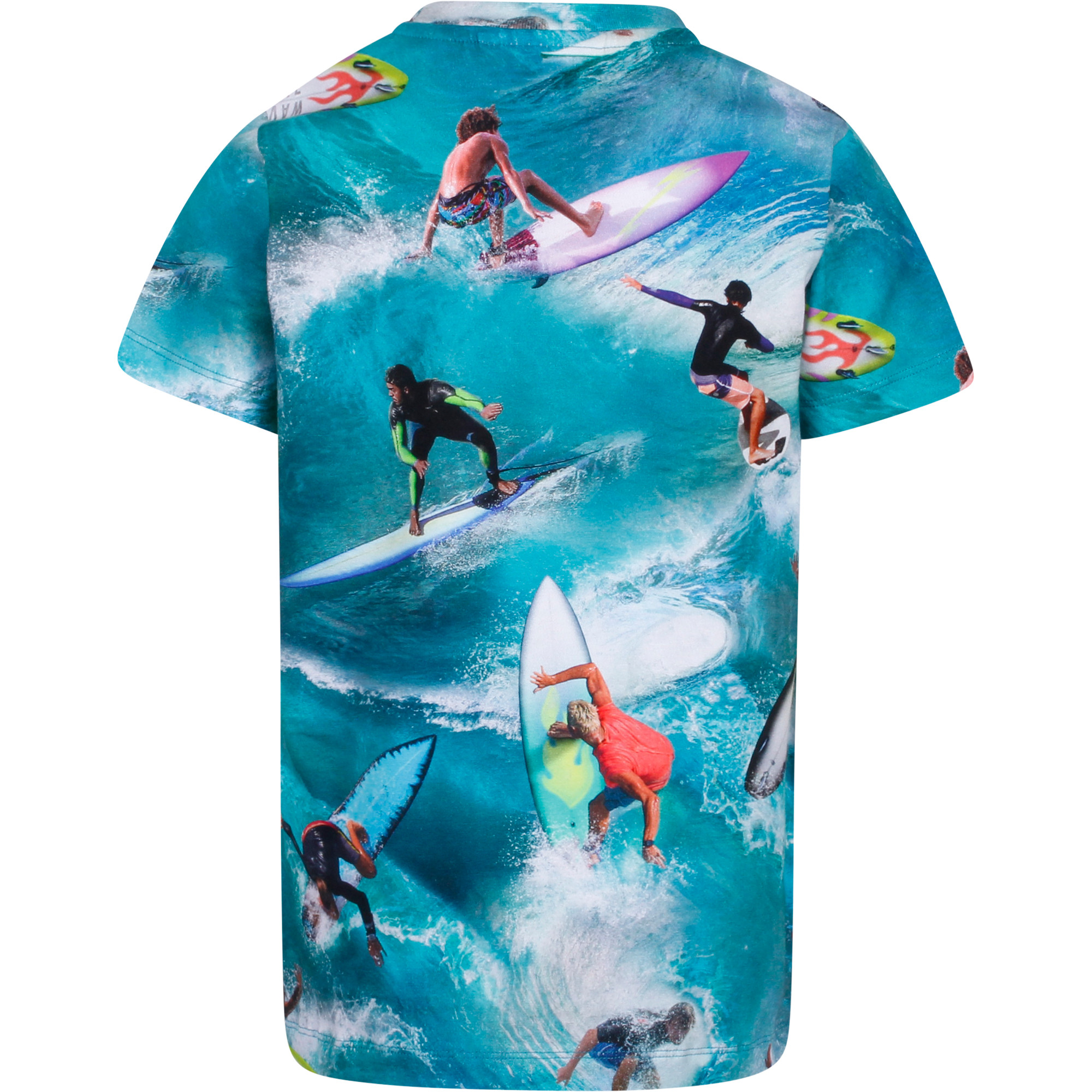 Molo Boys' Surfer Print TShirt in Blue
