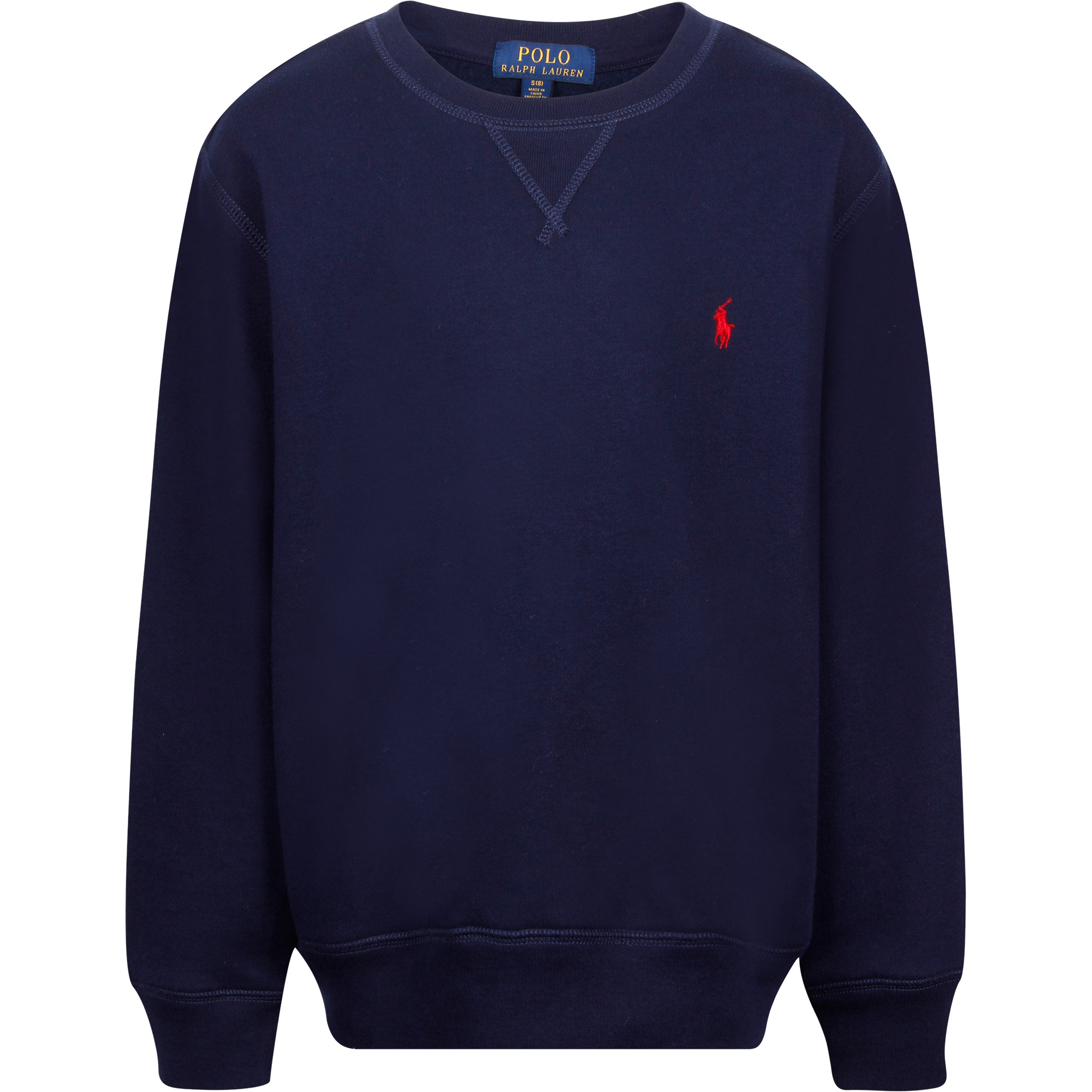 Polo Ralph Lauren Boys' Logo Sweatshirt in Navy Blue - BAMBINIFASHION.COM