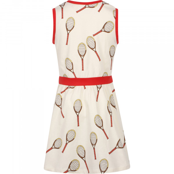Mini Rodini Tennis Racquet Print Dress —
