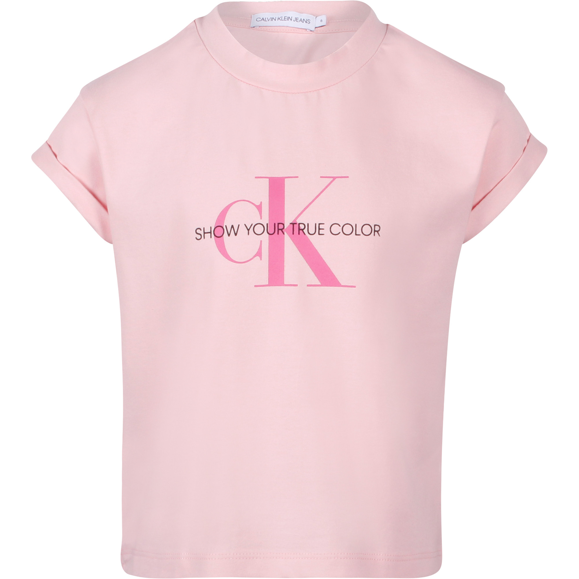 pink calvin klein shirt