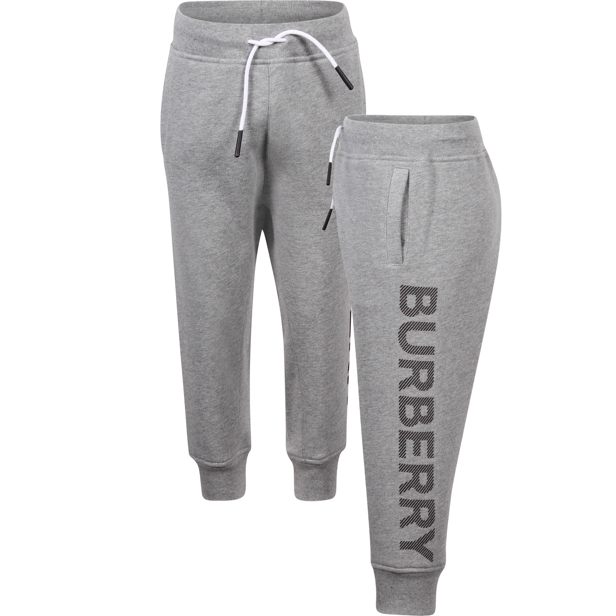Burberry Logo Track Pants in Grey —
